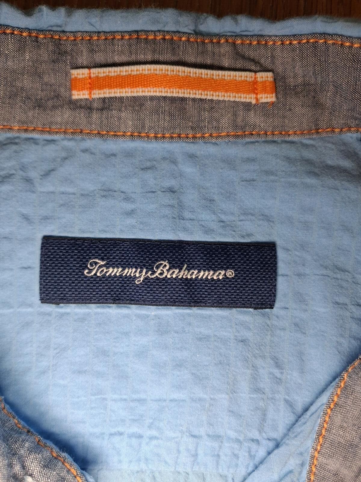 Tommy Bahama Tommy Bahama Button Up Shirt Mens XL Blue Geometric Cotton Size US XL / EU 56 / 4 - 2 Thumbnail