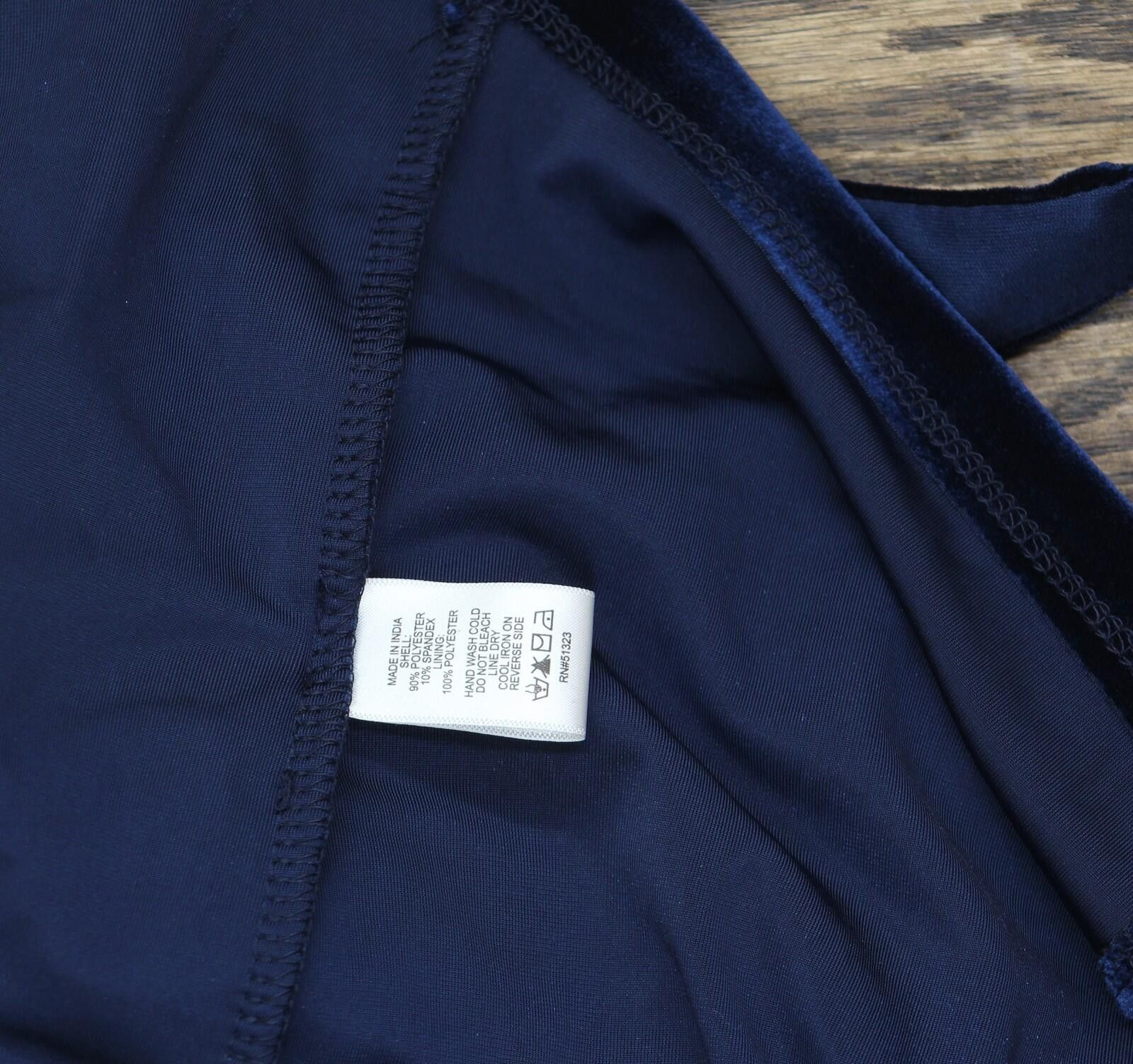 Other Nwt 1.state Velvet Midi Dress Ds93017245am Navy Blue Xs Size XS / US 0-2 / IT 36-38 - 6 Thumbnail