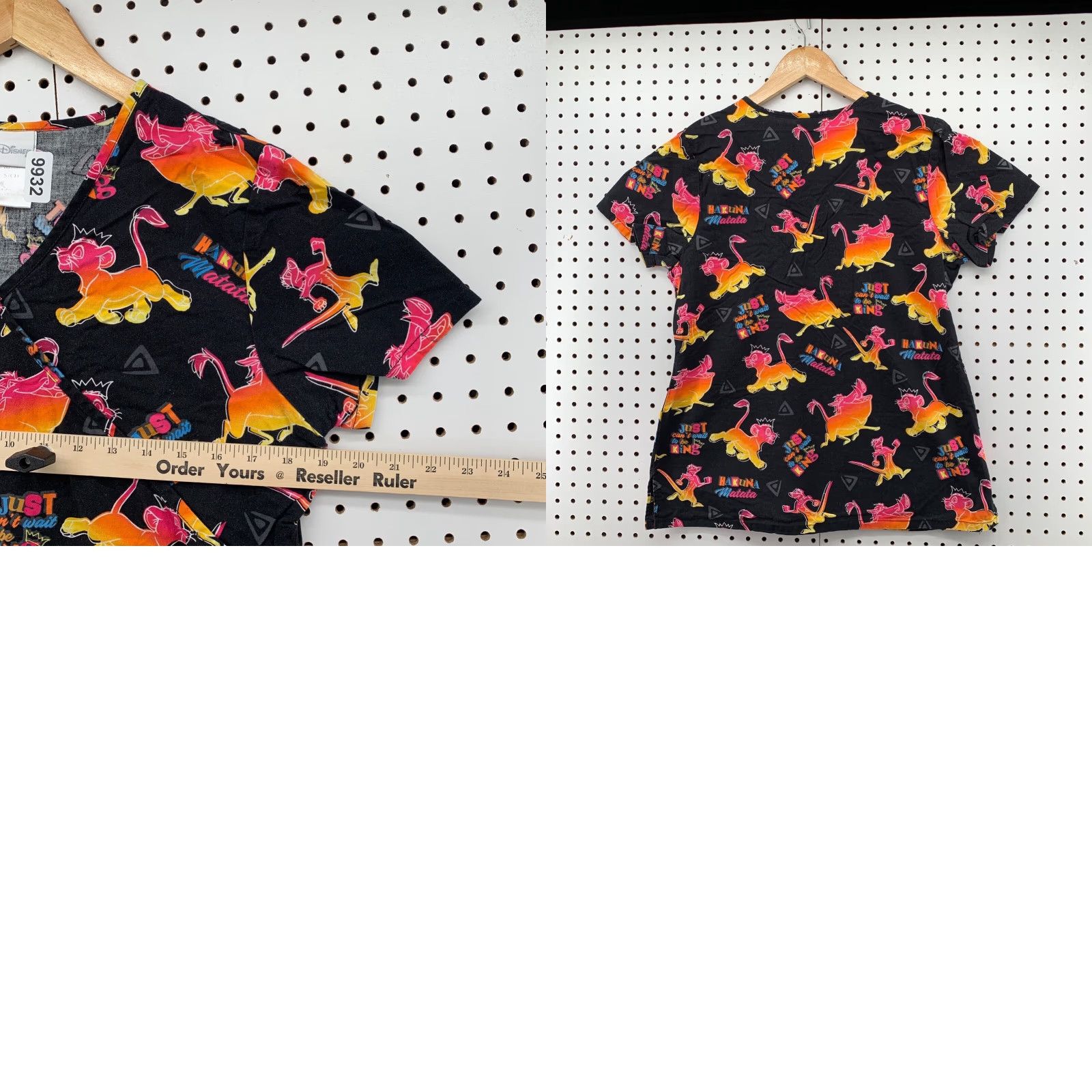 Disney Disney The Lion King Scrubs Medical Womens Small Black Size S / US 4 / IT 40 - 8 Thumbnail