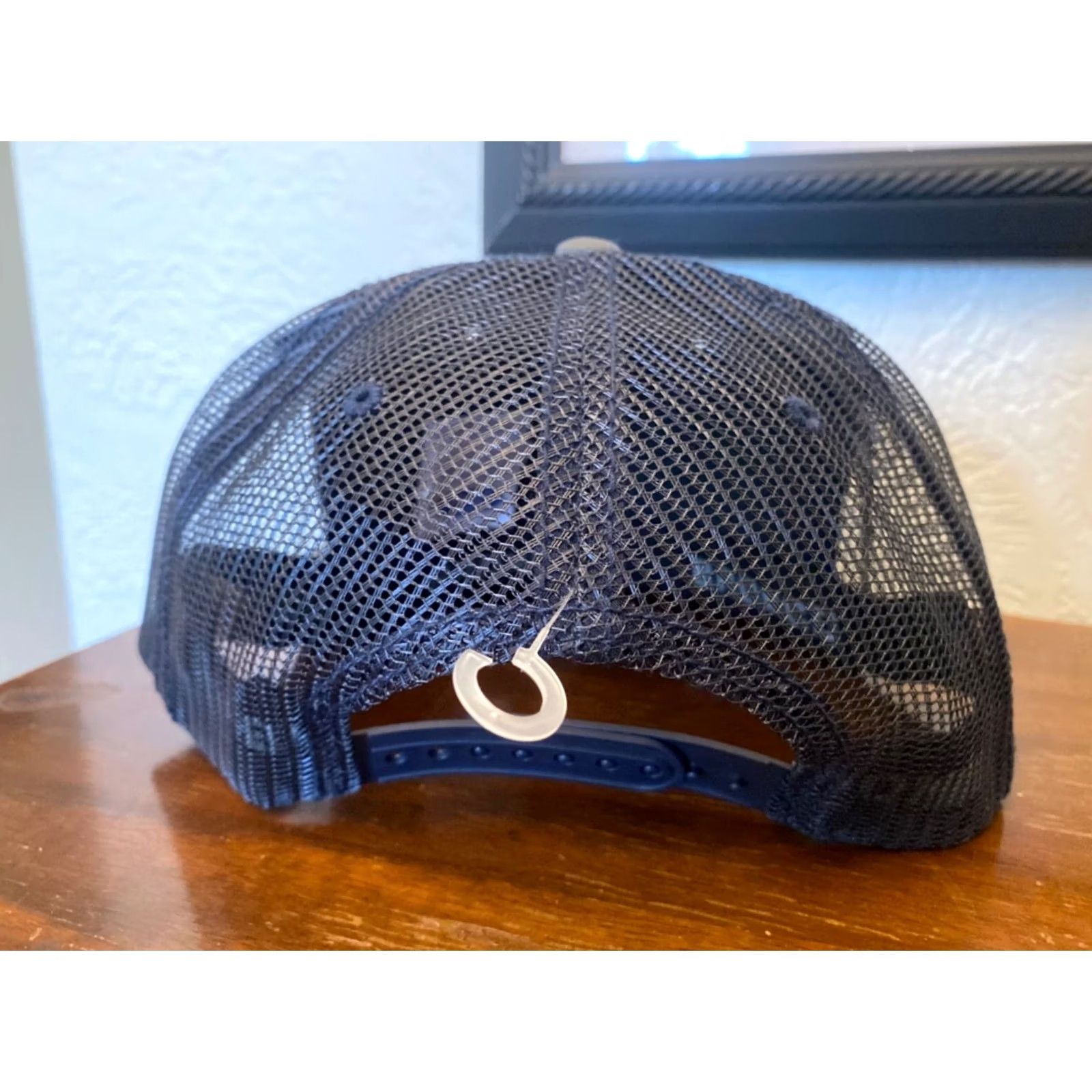 Ford VINTAGE Ford Bronco Trucker Hat Blue Gray Rope OSFA EUC Size ONE SIZE - 3 Thumbnail