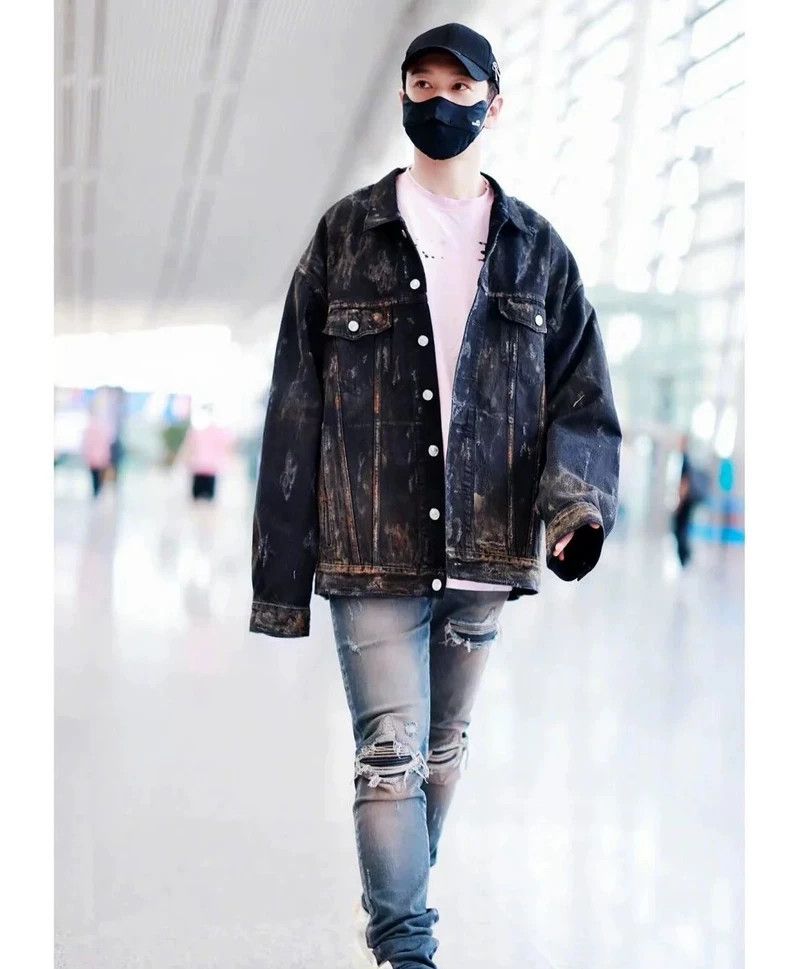 Balenciaga Balenciaga Mud dyed denim jacket Size US S / EU 44-46 / 1 - 7 Thumbnail