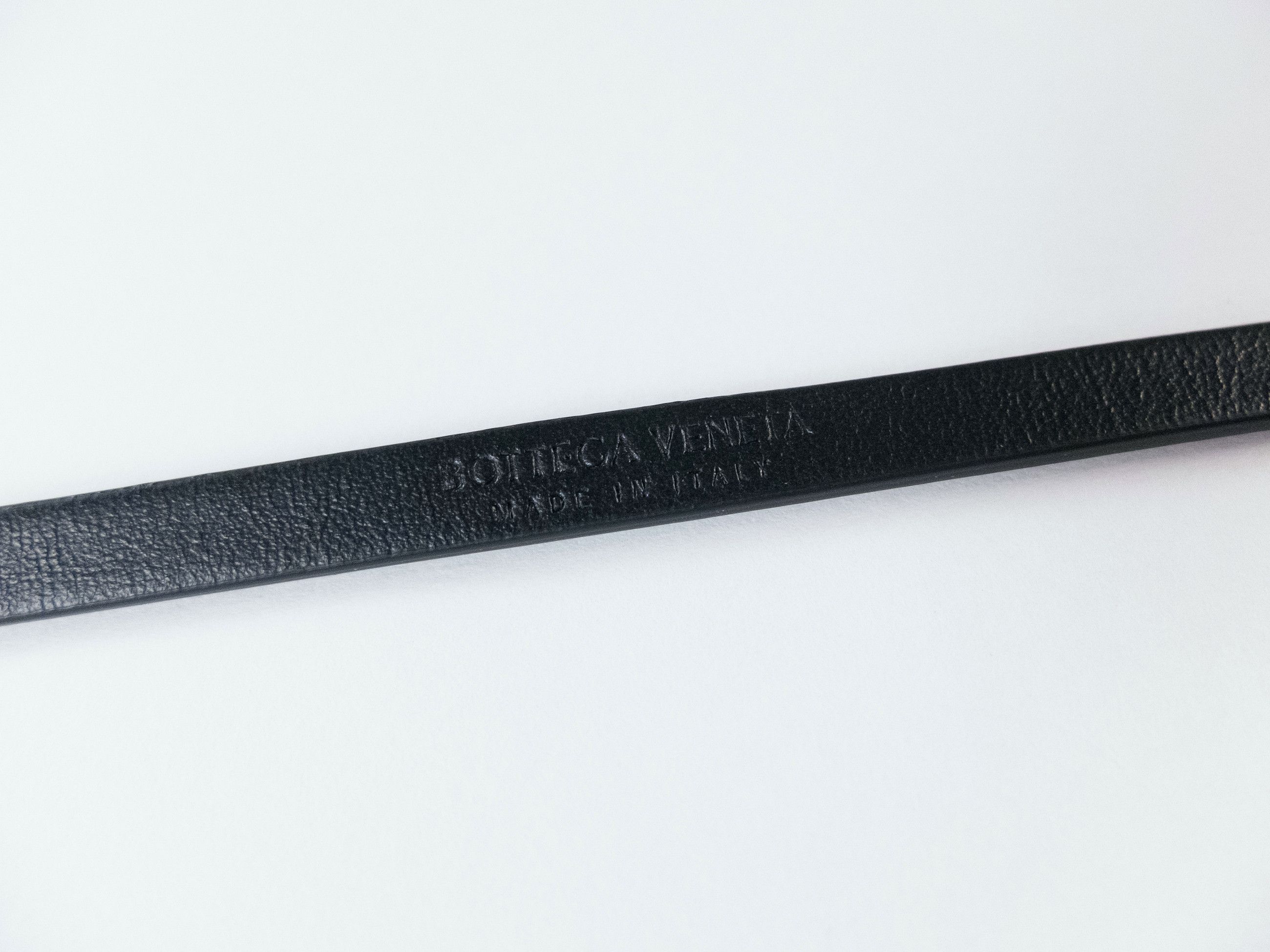 Bottega Veneta BOTTEGA VENETA black skinny leather belt One Size NWT Size ONE SIZE - 7 Thumbnail