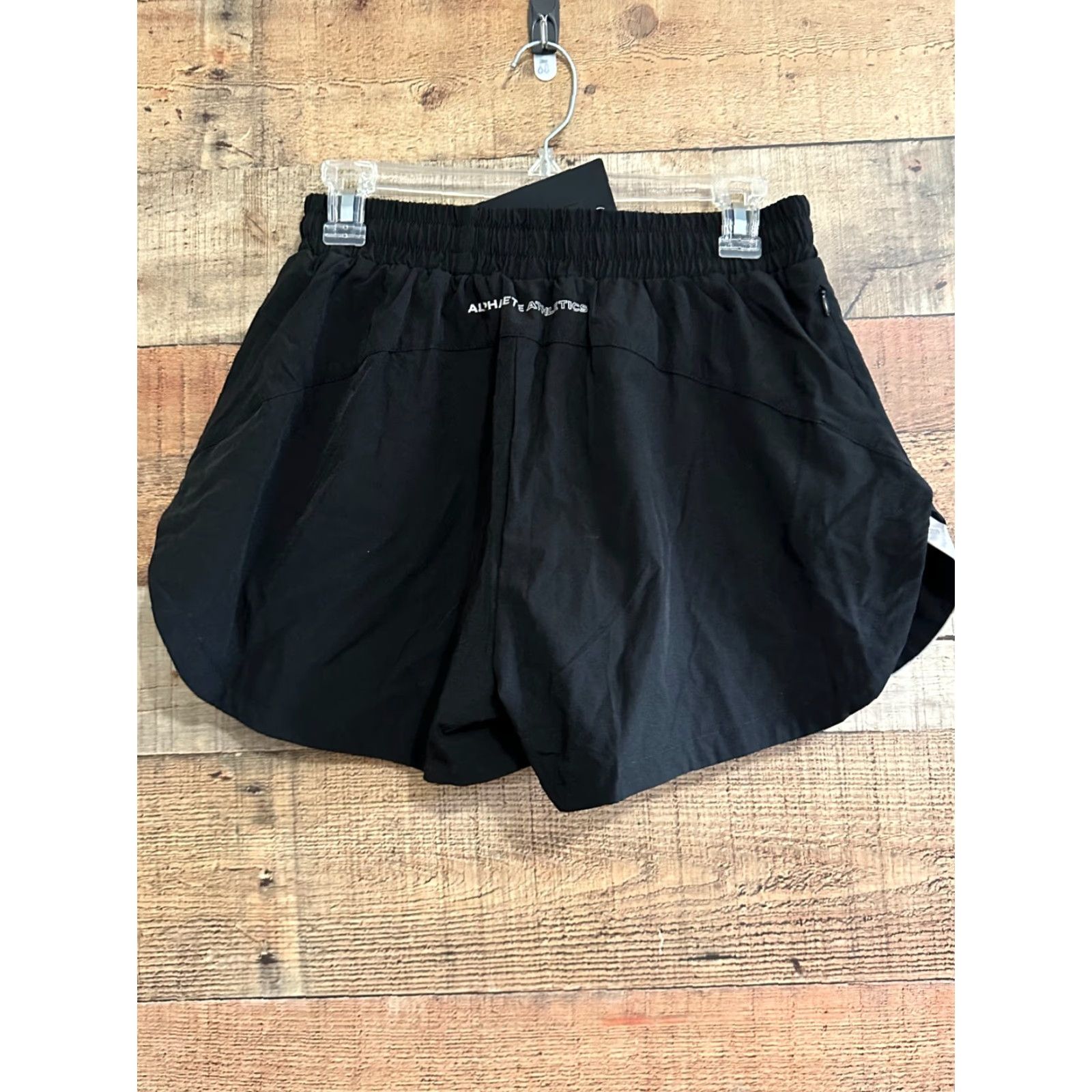 Vintage Infinity Pull Men Athletic Shorts Medium Black with Pockets Sports Cross Training Gym Running Size US 31 - 3 Thumbnail