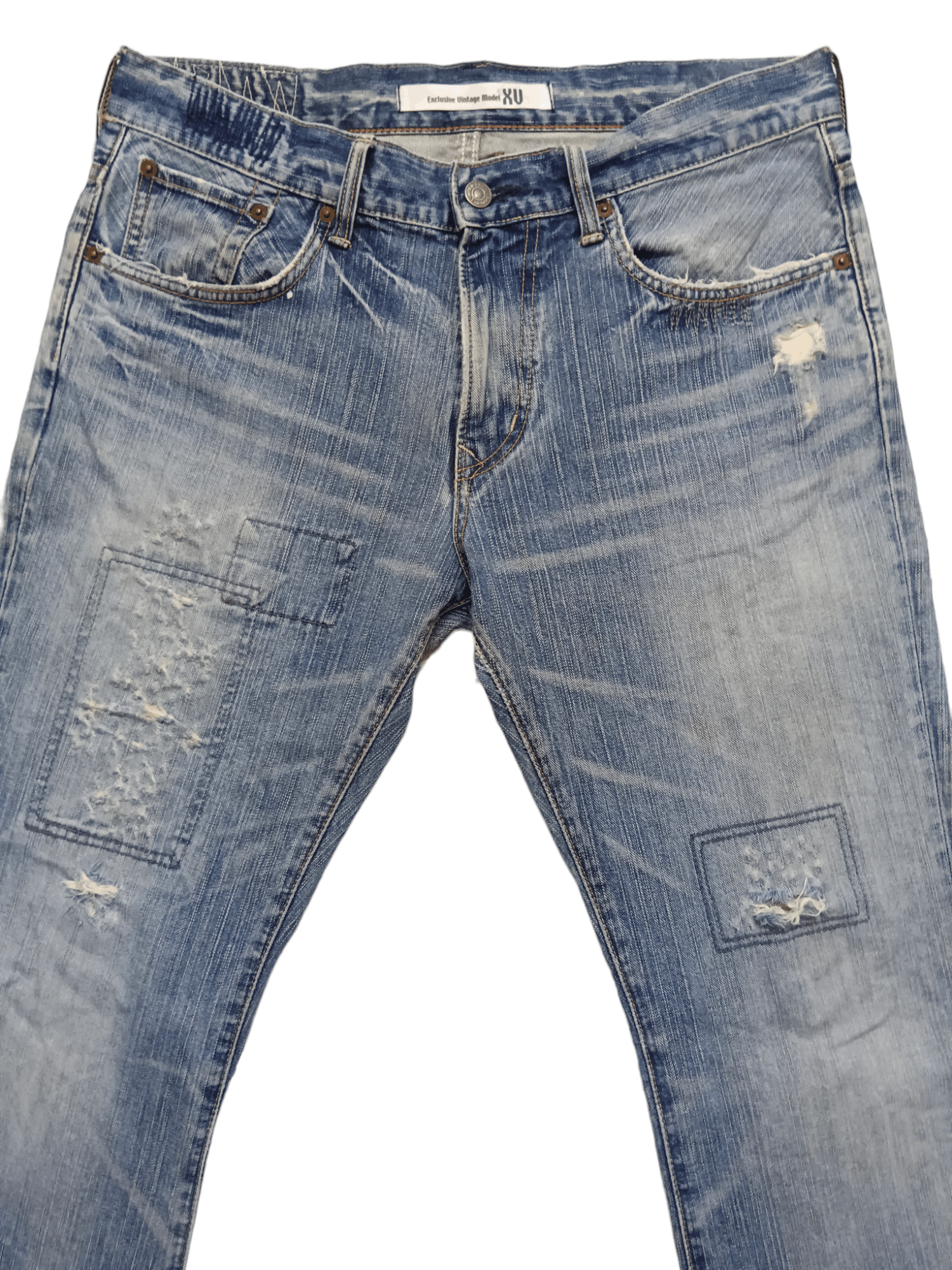 Edwin Edwin Seditionaries Distressed Flare Denim Size US 32 / EU 48 - 3 Thumbnail