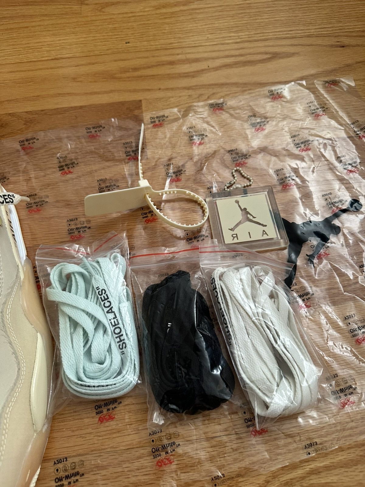 Nike × Off-White Nike x Off White Jordan 4 Sail Size US 9 / EU 42 - 8 Thumbnail