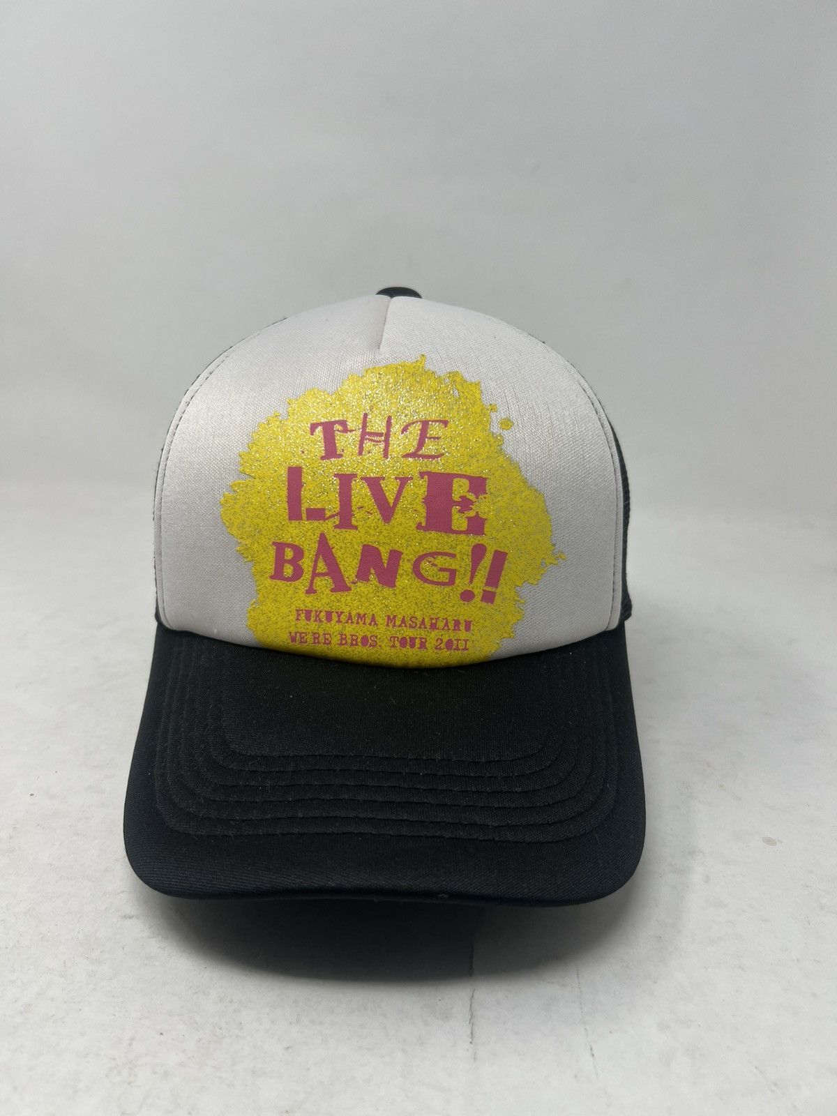 Japanese Brand The Live Bang Fukuyama Masaharu Tour Amuse Trucker Hat Size ONE SIZE - 1 Thumbnail