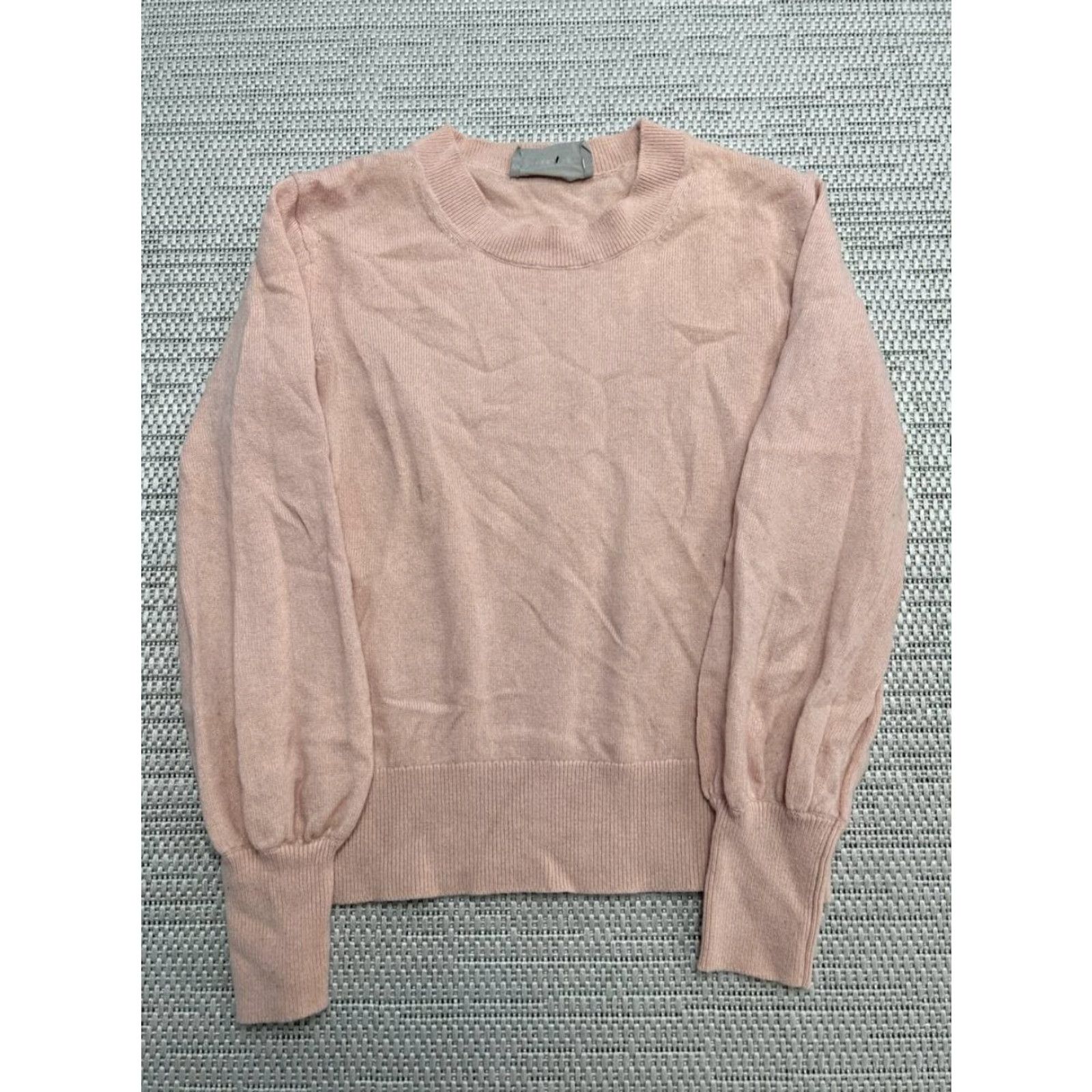 Everlane Everlane Cashmere Lantern Sleeve Sweater Womens XS Pink Tight Knit Relaxed Warm Pullover Crew Neck Puff Sleeve Casual Womens Clothing Size XS / US 0-2 / IT 36-38 - 2 Thumbnail