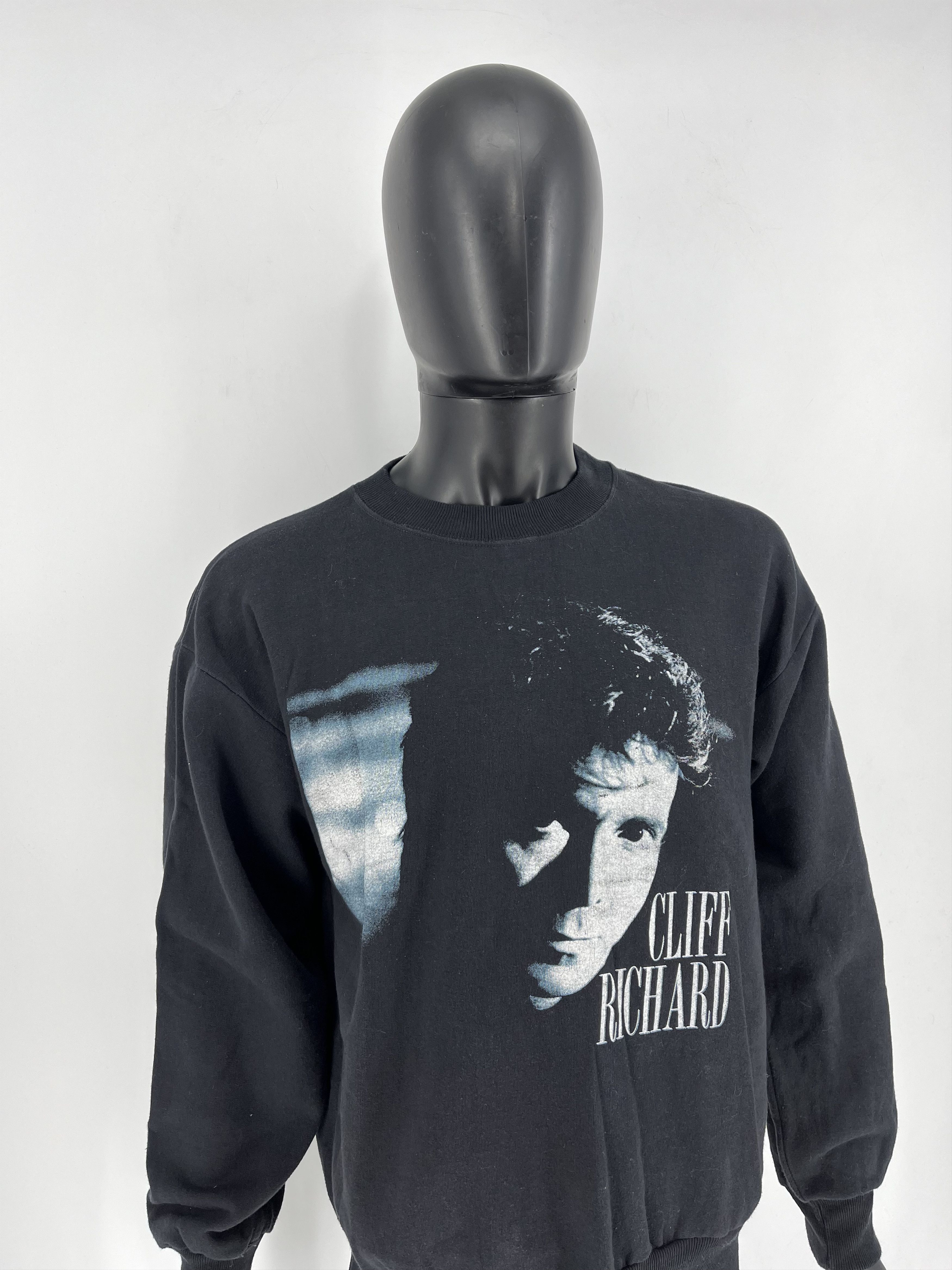 Band Tees × Vintage 1988 Cliff Richard British Tour Concert Promo Sweatshirt Size US L / EU 52-54 / 3 - 3 Thumbnail
