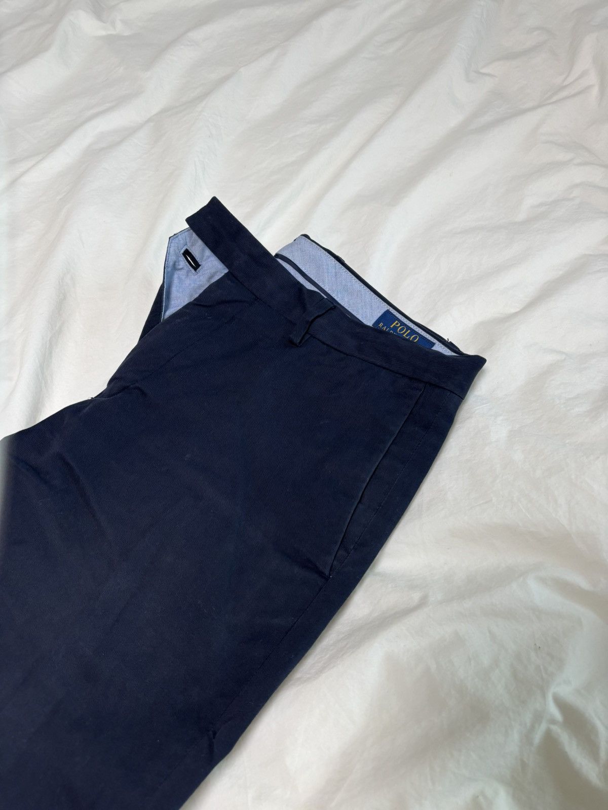 Polo Ralph Lauren Polo Ralph Lauren Navy Cotton Pants Size US 30 / EU 46 - 2 Thumbnail
