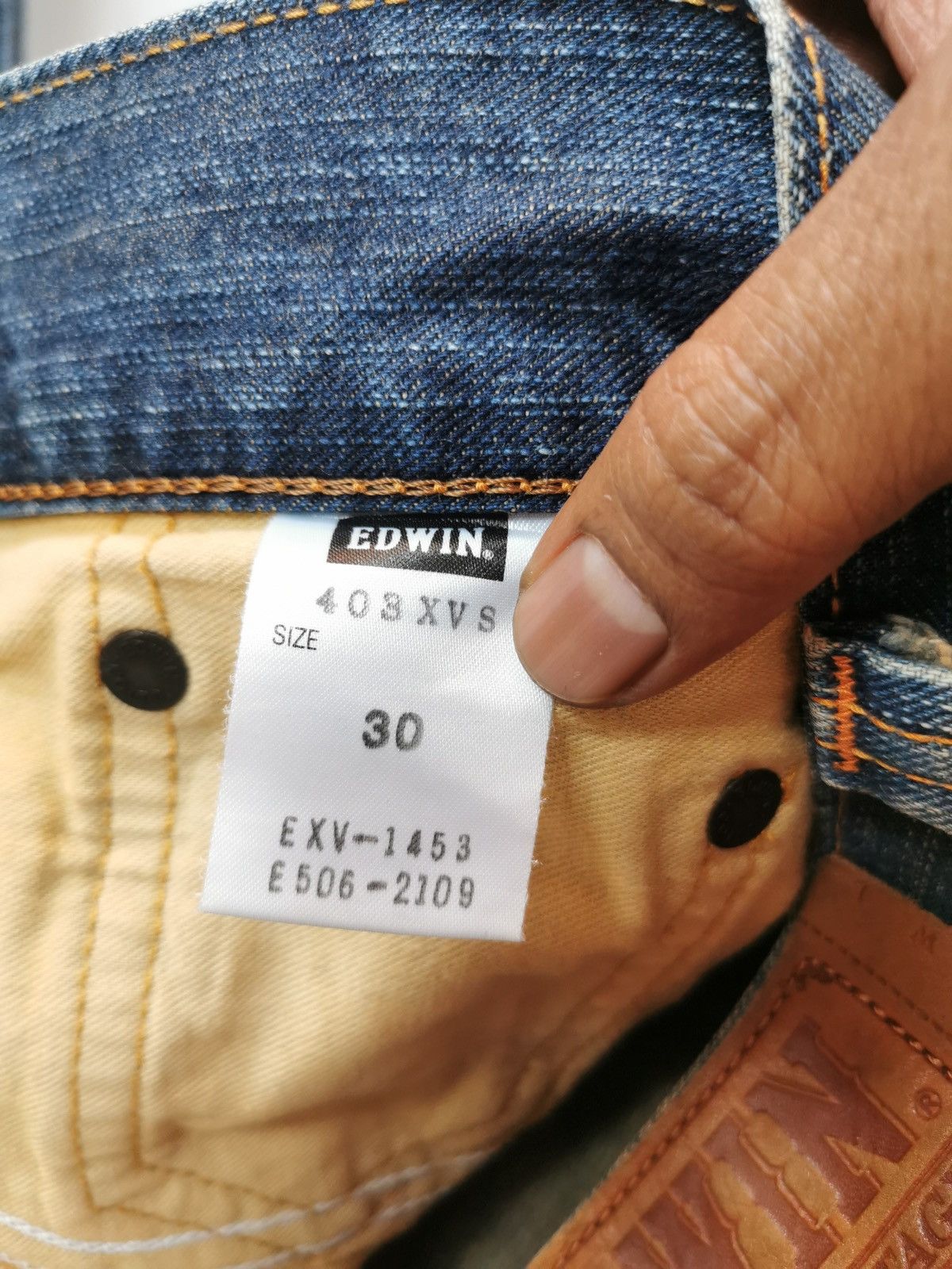 Edwin Edwin 403 XVS Jeans (LG77) Size US 32 / EU 48 - 7 Thumbnail