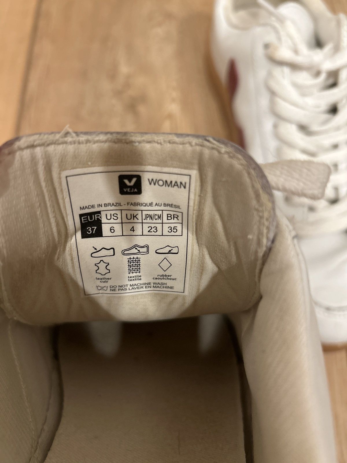 Veja Campo Leather Sneaker Size US 7 / IT 37 - 4 Thumbnail
