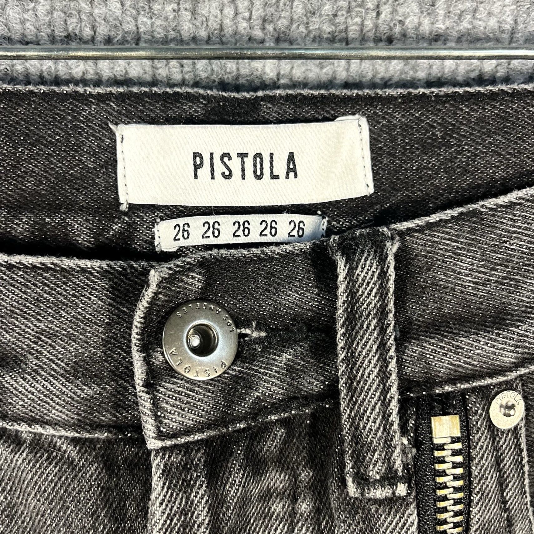 Pistola Pistola Nico High Rise Zip Up Ankle Black Wash Zipper Jeans Size 26 Women Size 26" / US 2 / IT 38 - 3 Thumbnail