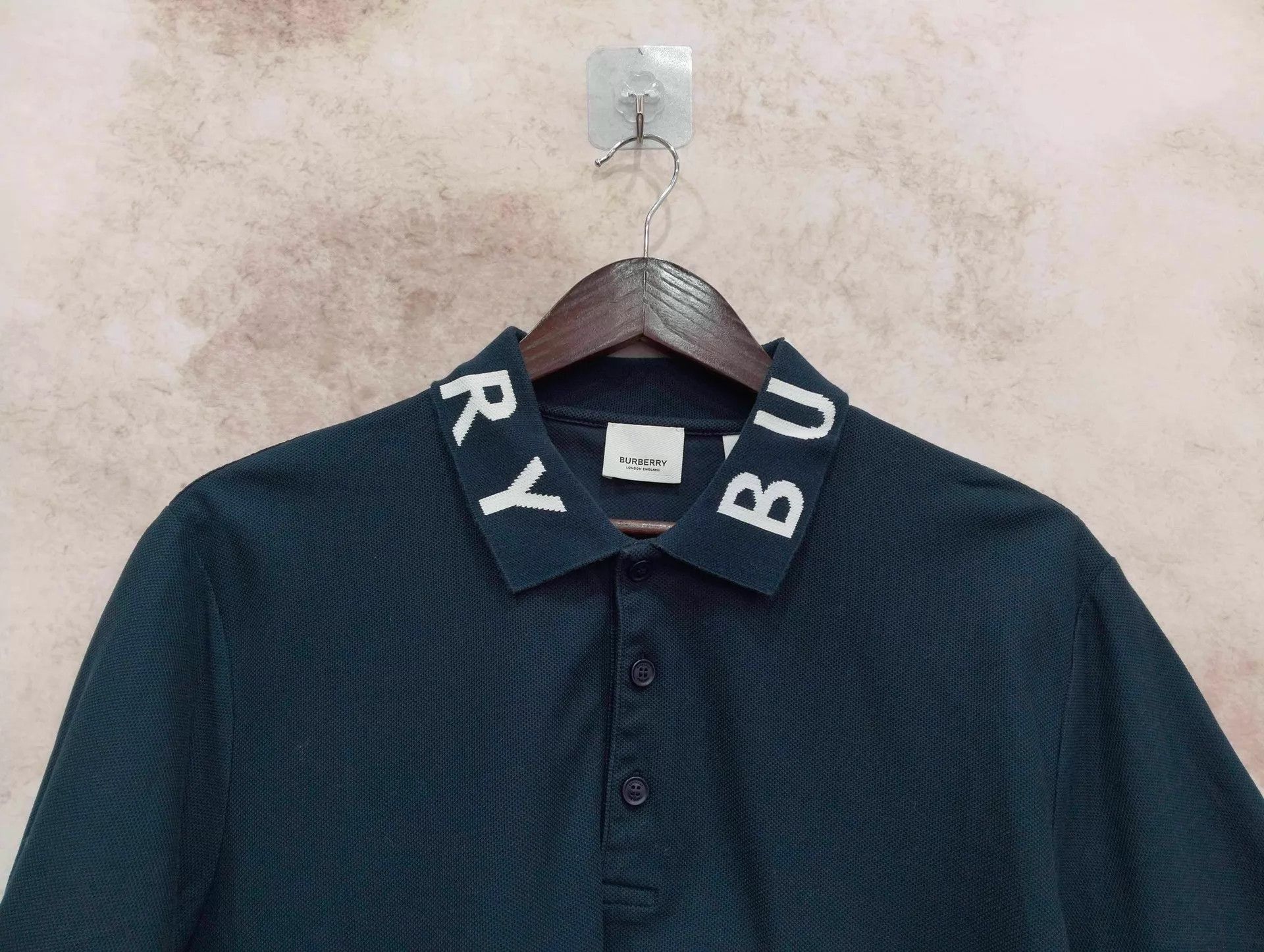 Burberry Burberry Logo Collar Short Sleeve Polo Shirt L Size US L / EU 52-54 / 3 - 8 Thumbnail