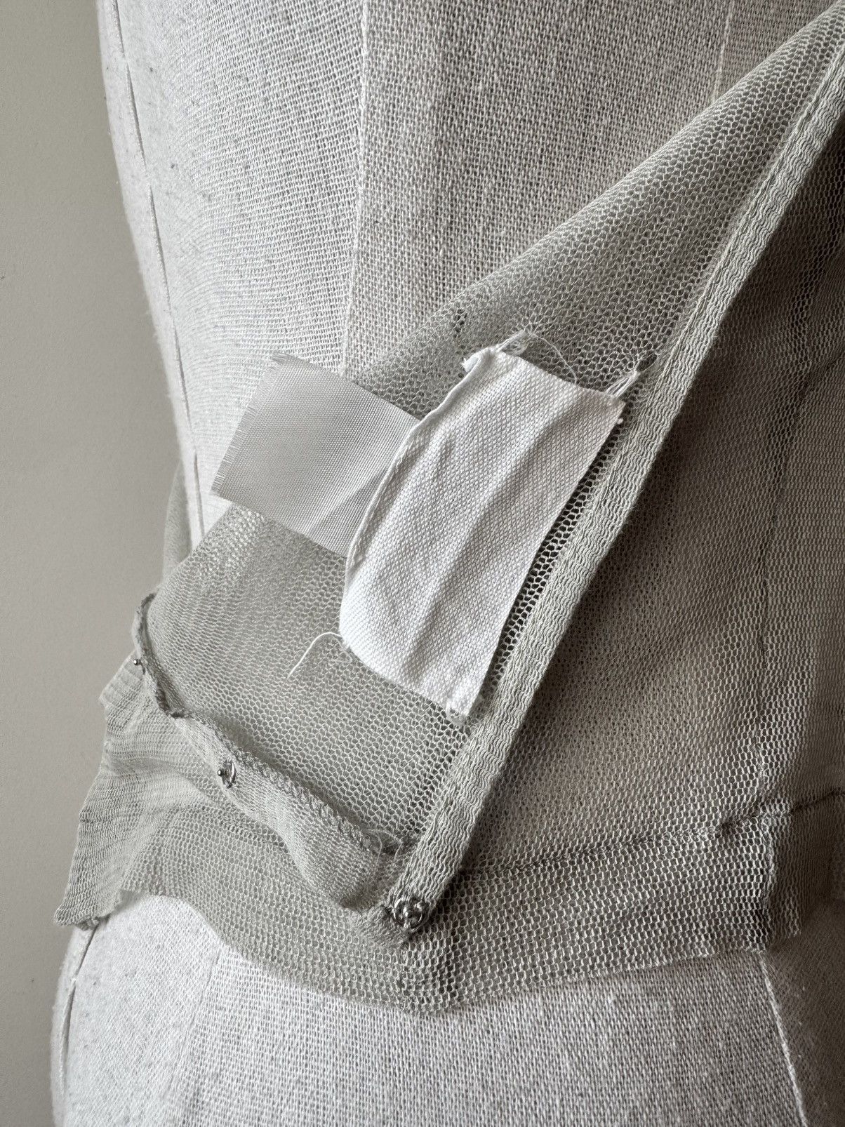 Maison Margiela Maison Martin Margiela 1990's Exposed Seams Halter Mesh Top Size M / US 6-8 / IT 42-44 - 7 Thumbnail