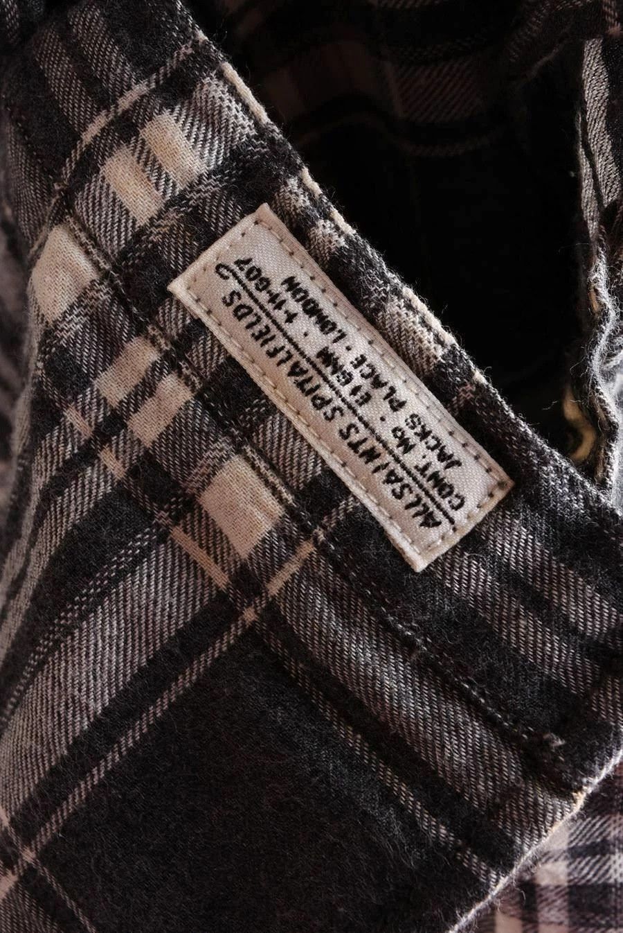 Allsaints AllSaints Spitalfields Plaid Cowl Neck Long Sleeve Shirt Size US M / EU 48-50 / 2 - 5 Thumbnail