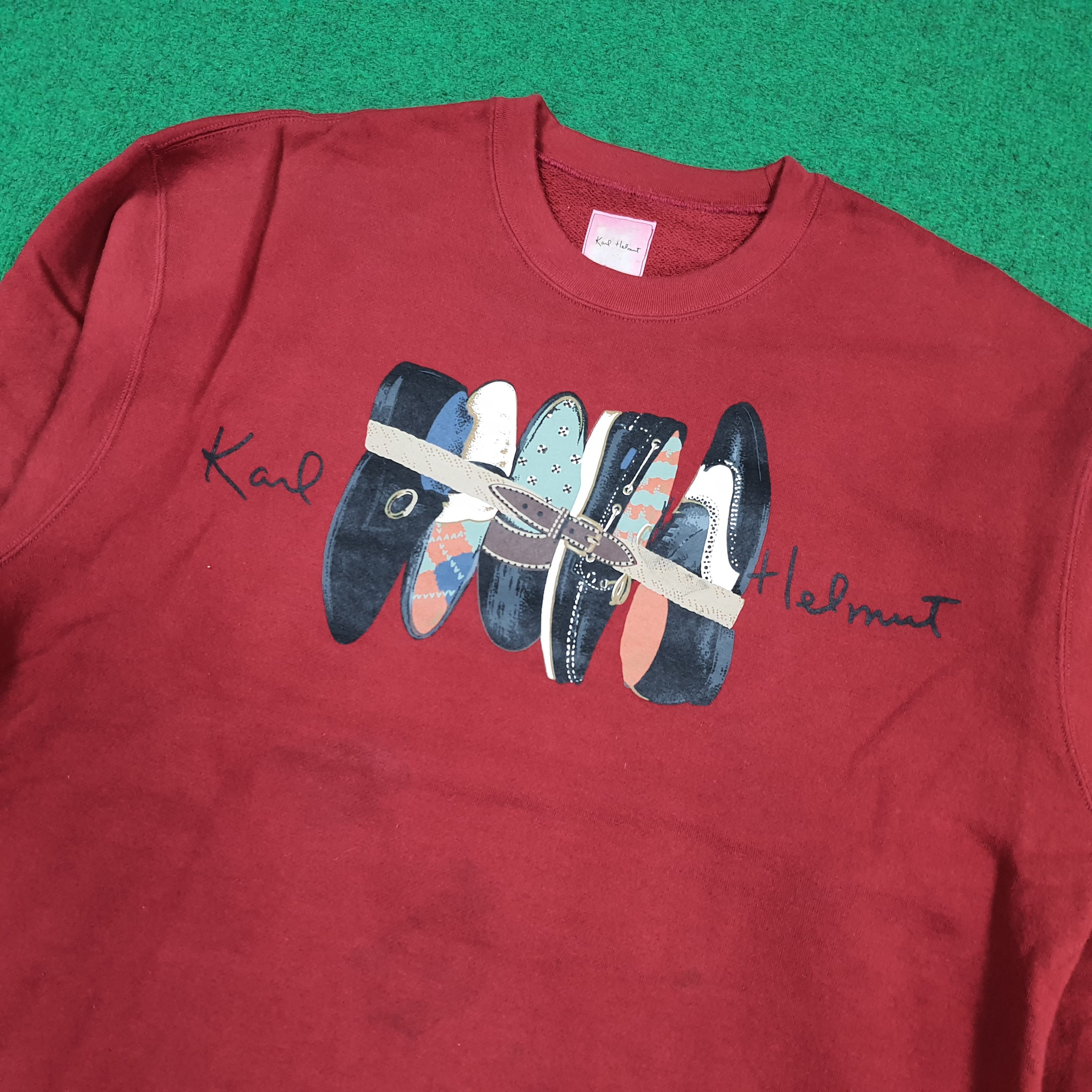 Karl Helmut Vintage Karl Helmut Designer Graphic Sweatshirt C295N3 Size US M / EU 48-50 / 2 - 2 Thumbnail