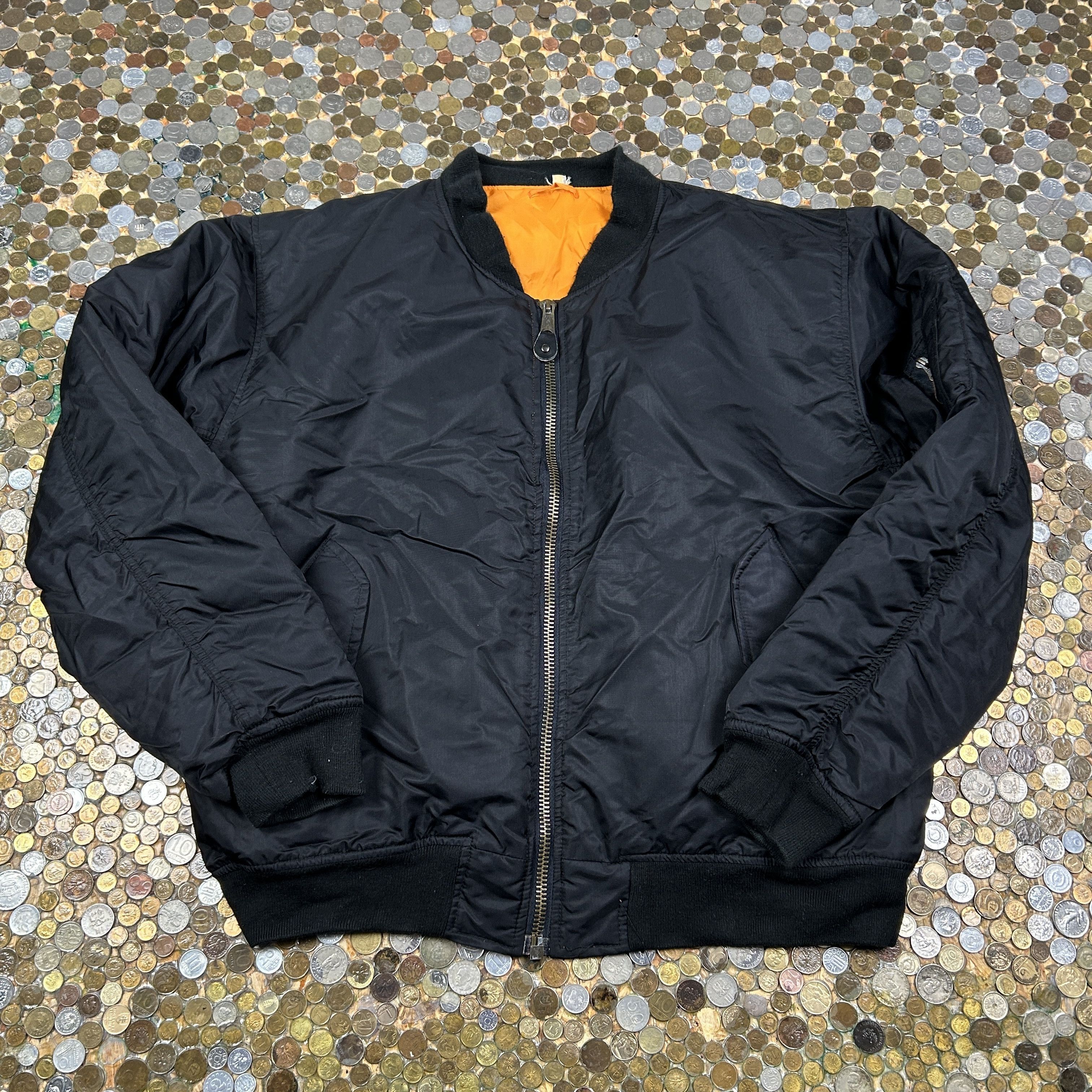 Vintage Vintage Bomber Jacket double side 90's Size US XL / EU 56 / 4 - 3 Thumbnail