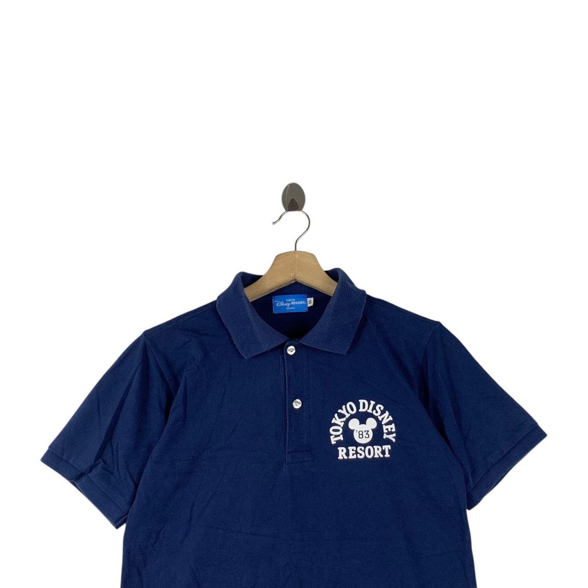 Disney Vintage TOKYO DISNEY RESORT Mickey Mouse Polo Tee Shirt Top Size S / US 4 / IT 40 - 2 Thumbnail