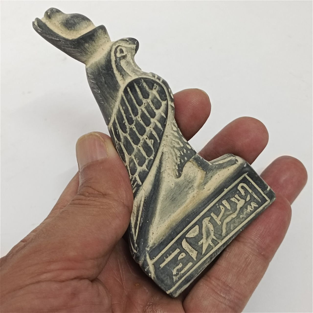 Handmade Unique Handmade Ancient Egyptian King Horus Statue Falcon Size ONE SIZE - 8 Thumbnail