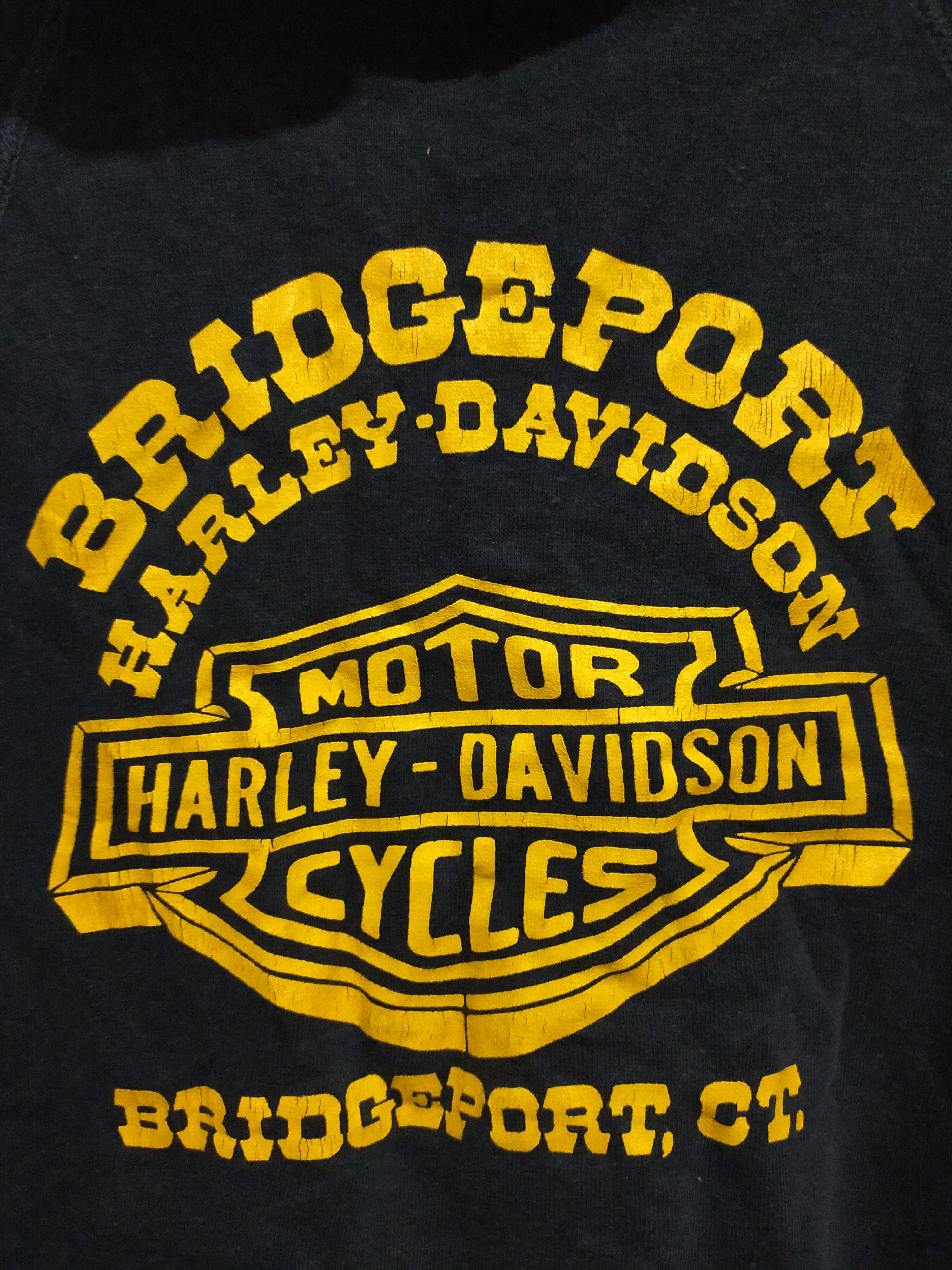 Harley Davidson × Vintage VINTAGE 1985 3D EMBLEM BRIDGEPORT HARLEY DAVIDSON HOODIE Size S / US 4 / IT 40 - 4 Thumbnail