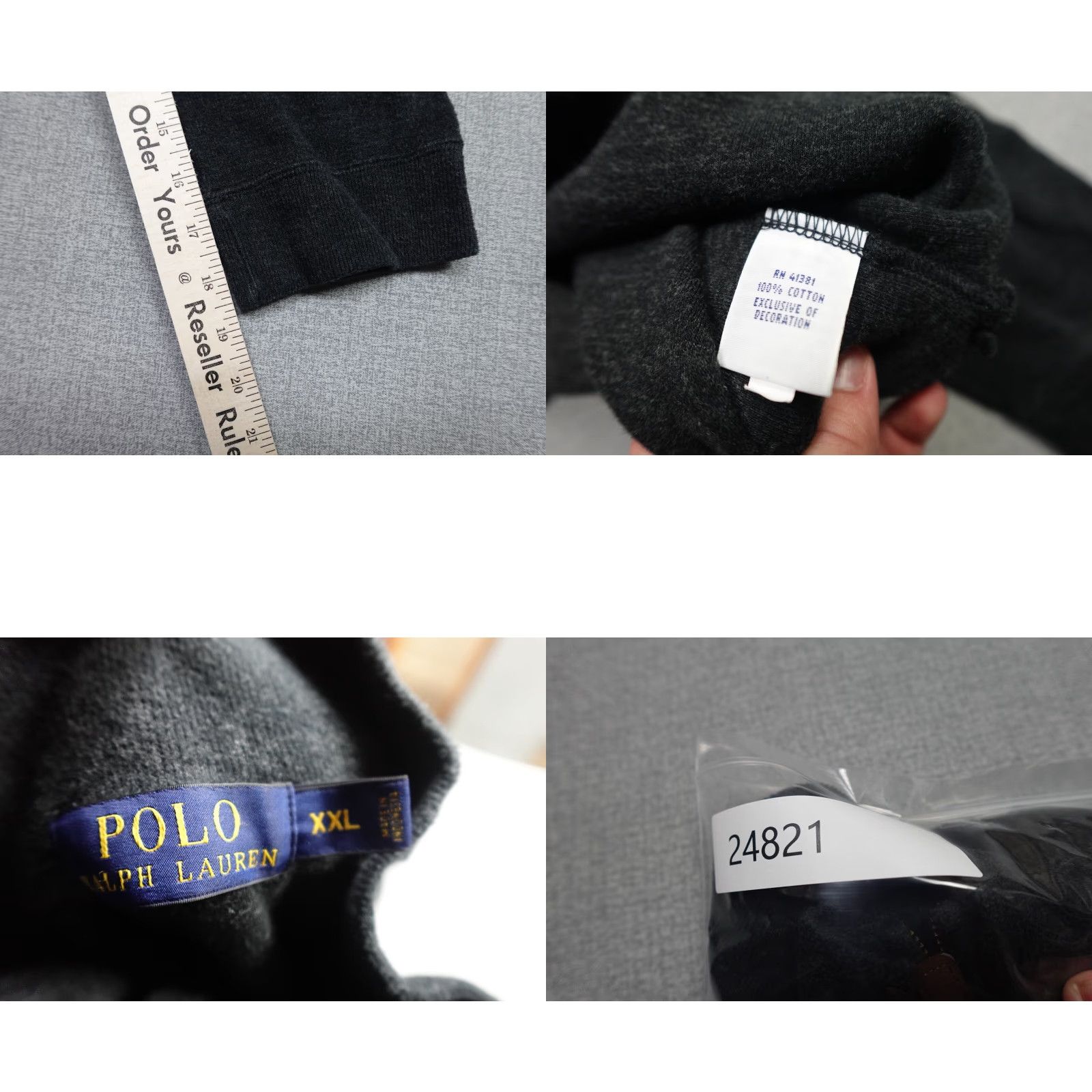 Ralph Lauren Polo Ralph Lauren Sweater Mens 2XL Gray Preppy Zip 1/4 Quarter Zip Pullover Classic Knit Gray Polo Ralph Lauren Size US XXL / EU 58 / 5 - 8 Thumbnail