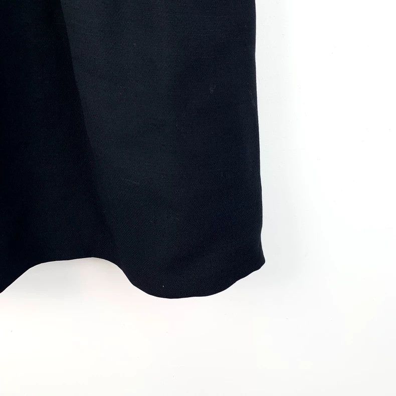 Dior Dior Black wool lapel single-breasted short-sleeved dress Size XS / US 0-2 / IT 36-38 - 4 Thumbnail
