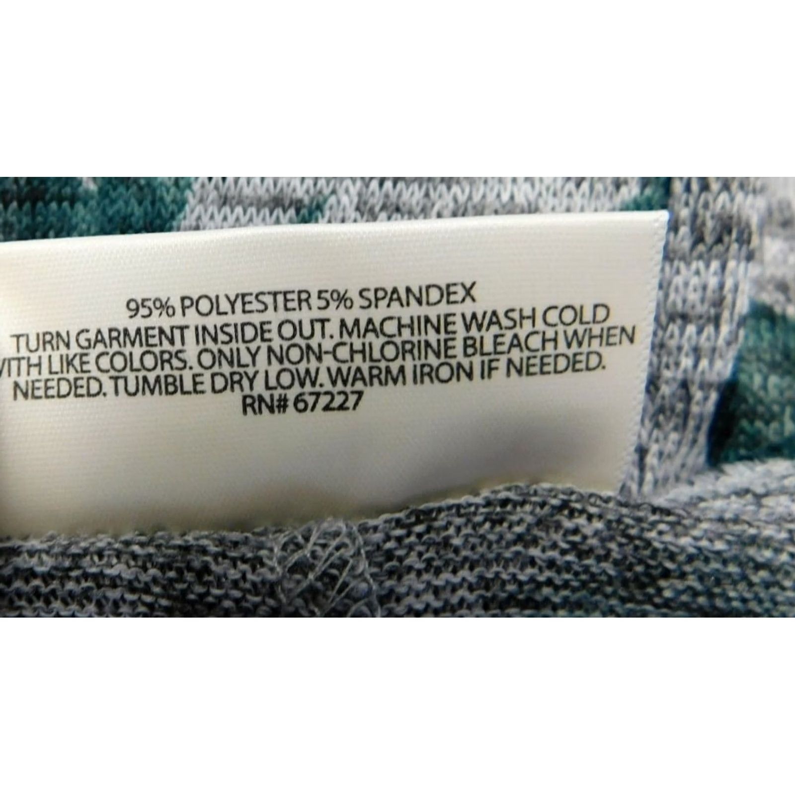 Vintage Bobbie Brooks 3/4 Sleeve Round Floral Knit Casual Top - Gray, S Size S / US 4 / IT 40 - 4 Thumbnail