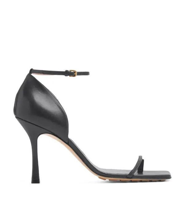 Bottega Veneta o1bcso1str0924 Stretch Strap Sandals in Black Size US 11 / IT 41 - 1 Thumbnail