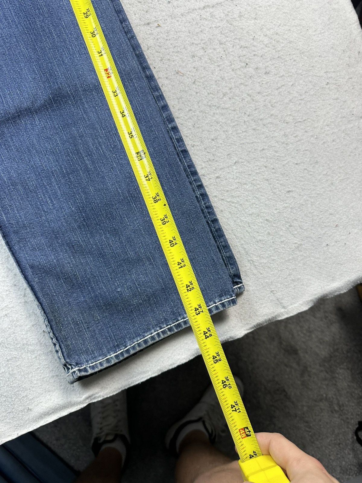 True Religion × Vintage Crazy Vintage True Religion Contrast Stitching Baggy Jeans Size US XL / EU 56 / 4 - 6 Thumbnail