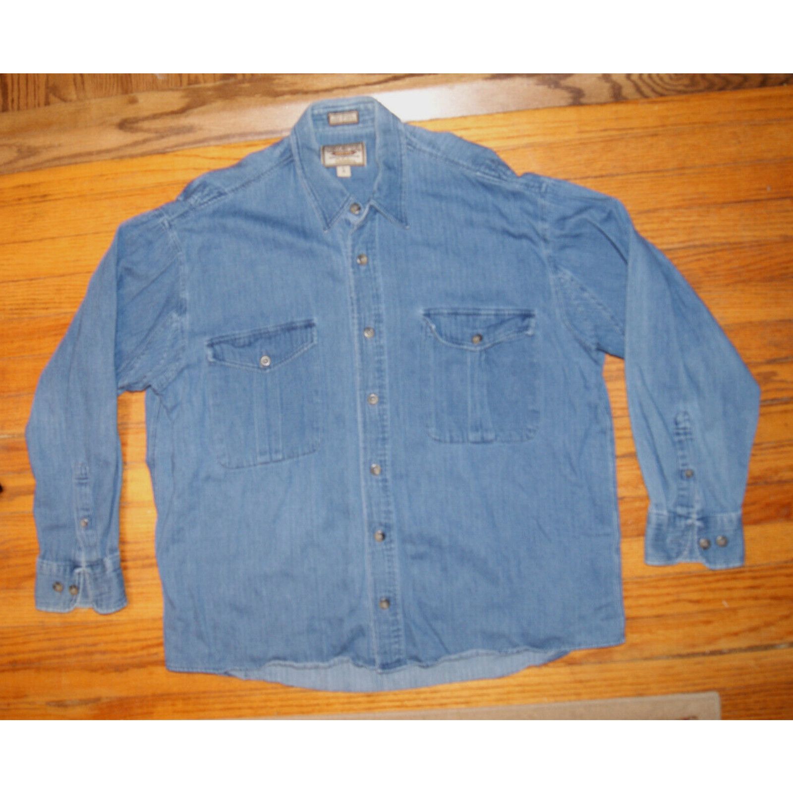 Cabelas Cabelas Shirt Mens Large Denim Button Up Hunting Safari Vtg Size US L / EU 52-54 / 3 - 2 Thumbnail