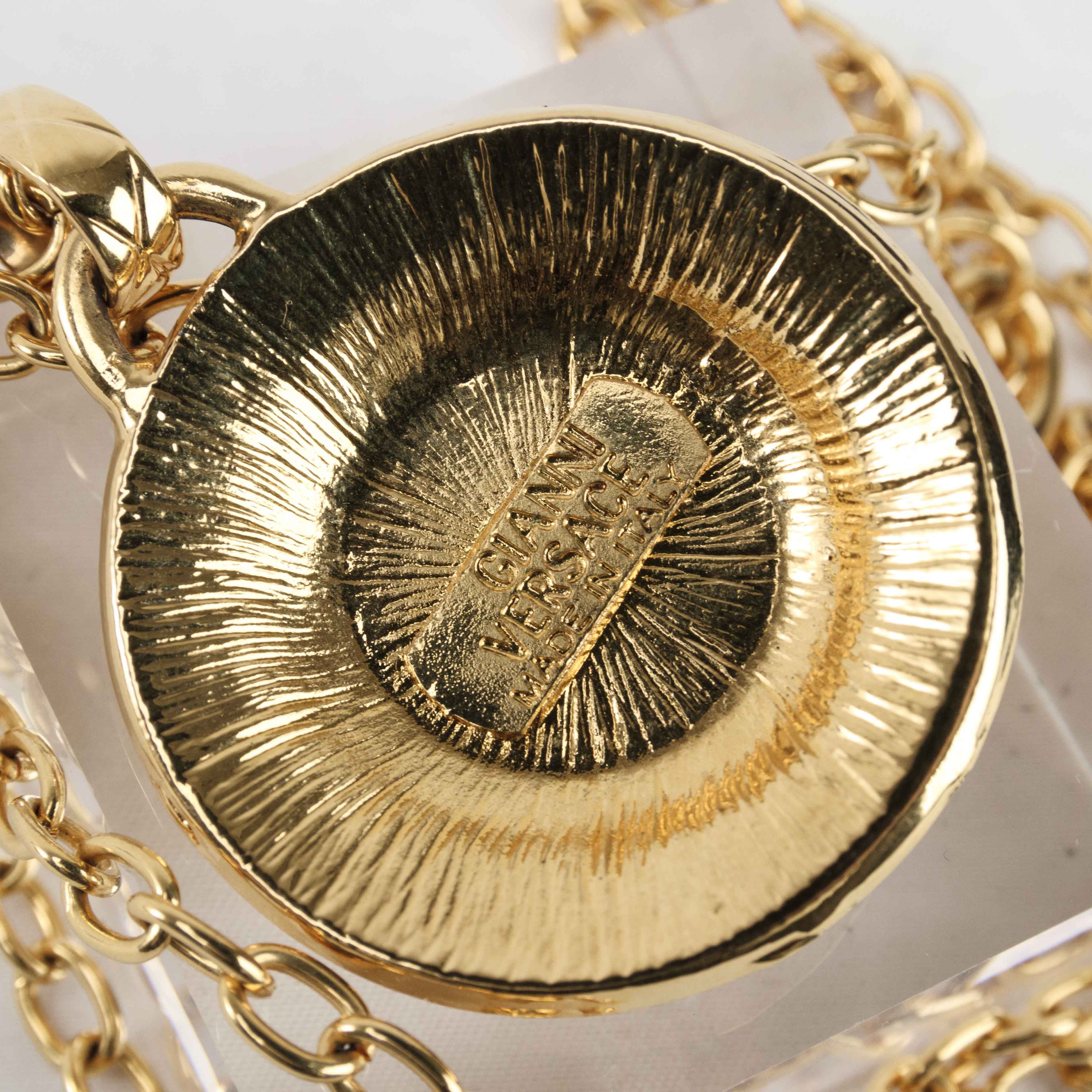 Versace GIANNI VERSACE Gean Never Satha Medusa Necklace Size ONE SIZE - 8 Thumbnail