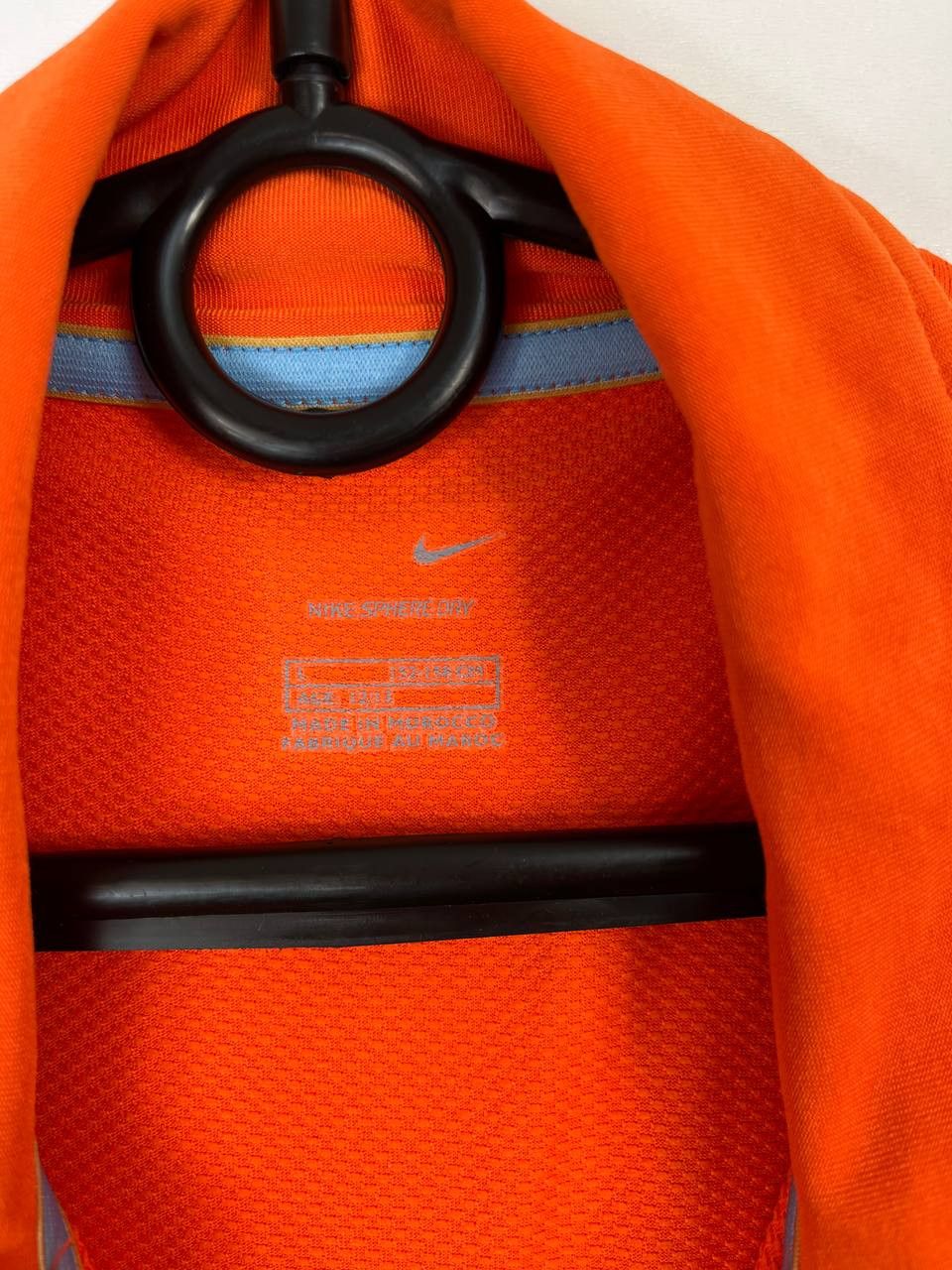 Nike Netherlands Nike 2006 Polo Shirt Orange Football Boys Size L Size US XXS / EU 40 - 3 Thumbnail
