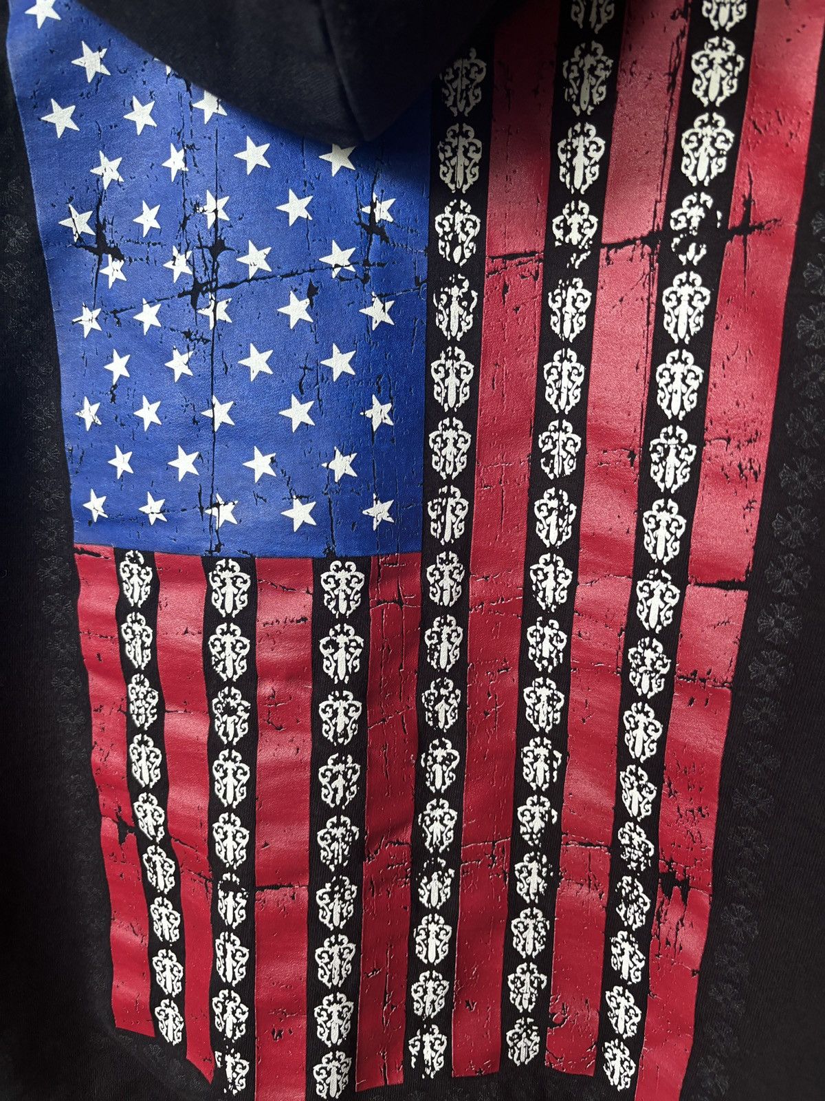 Chrome Hearts CHROME HEARTS THERMAL FLAG USA LOGO ZIP HOODIE Size US S / EU 44-46 / 1 - 6 Thumbnail