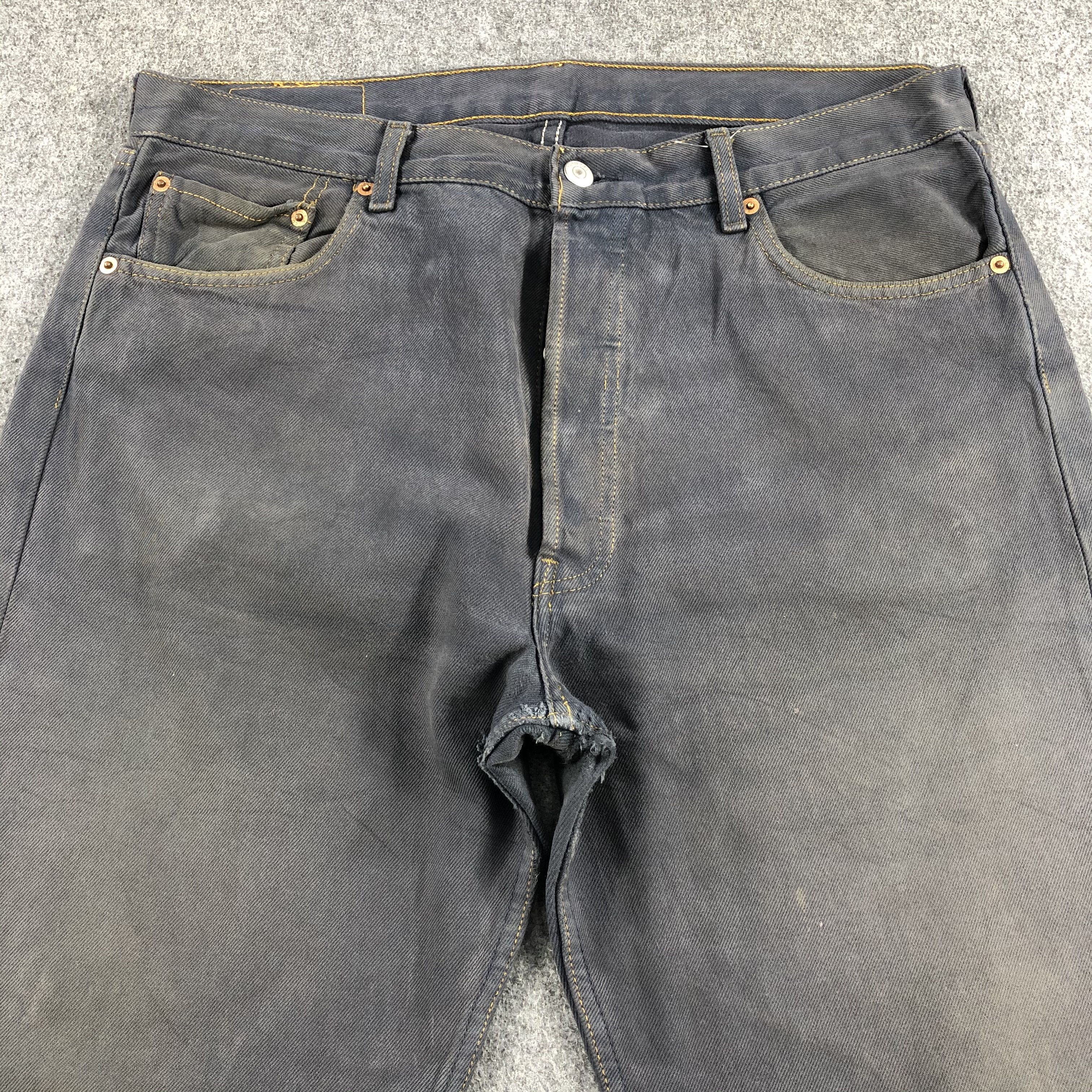 Levi's 90s Vintage Levis 501 Earth Tone Jeans-J1655 Size US 36 / EU 52 - 3 Thumbnail