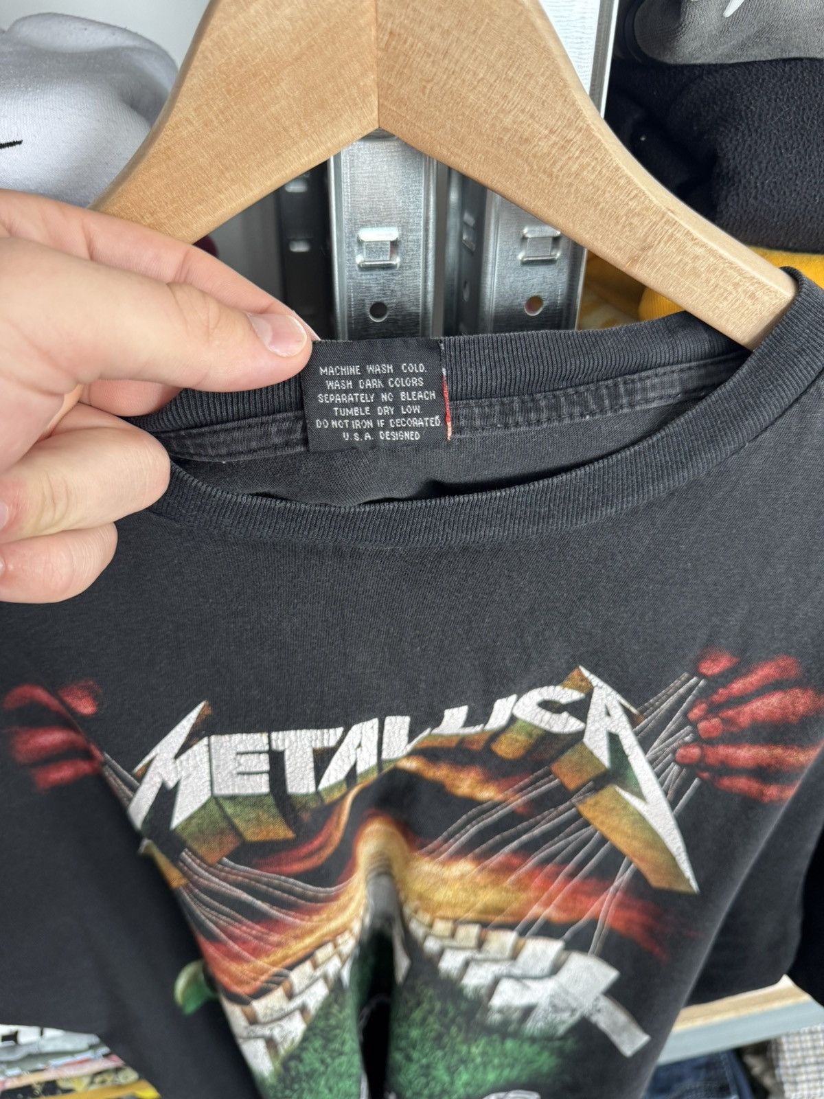 Metallica Vintage Metallica Master Of Puppets T-Shirt Single Stitch Size US L / EU 52-54 / 3 - 7 Thumbnail