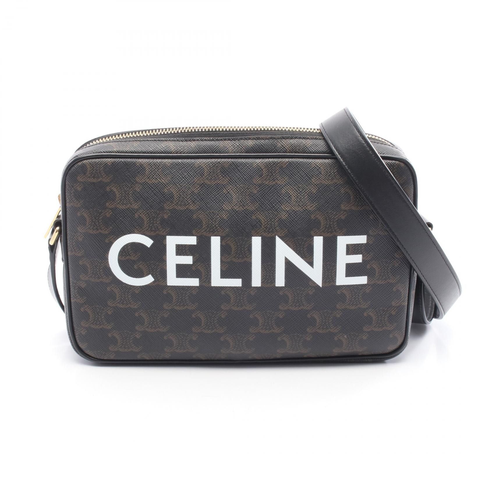 Celine Celine Celine Triomphe Messenger Shoulder Bag Textile Shoulder Bag 194502 DUTY FREE for USA Size ONE SIZE - 1 Thumbnail