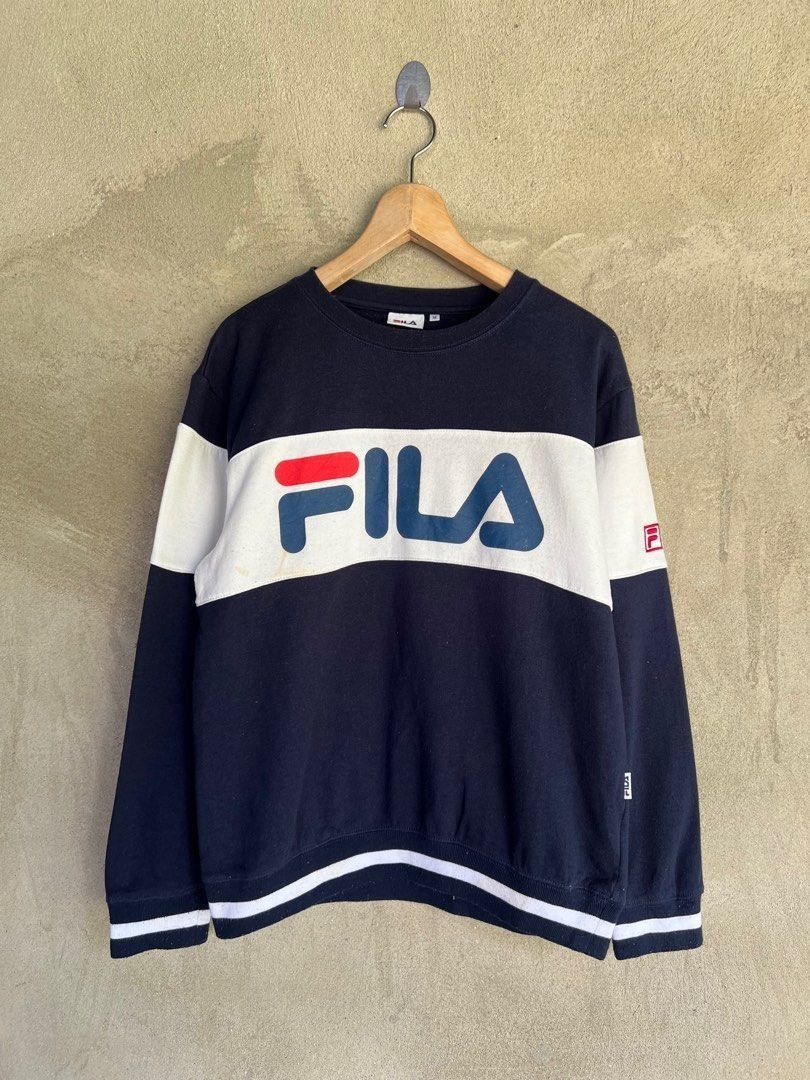 Fila Vintage Fila Big Logo Sweatshirt Size US S / EU 44-46 / 1 - 2 Thumbnail