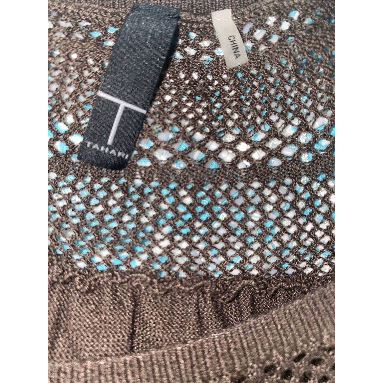 Elie Tahari Elie Tahari Brown Silk Blend Cap Sleeve Top Blouse Small Size S / US 4 / IT 40 - 7 Thumbnail