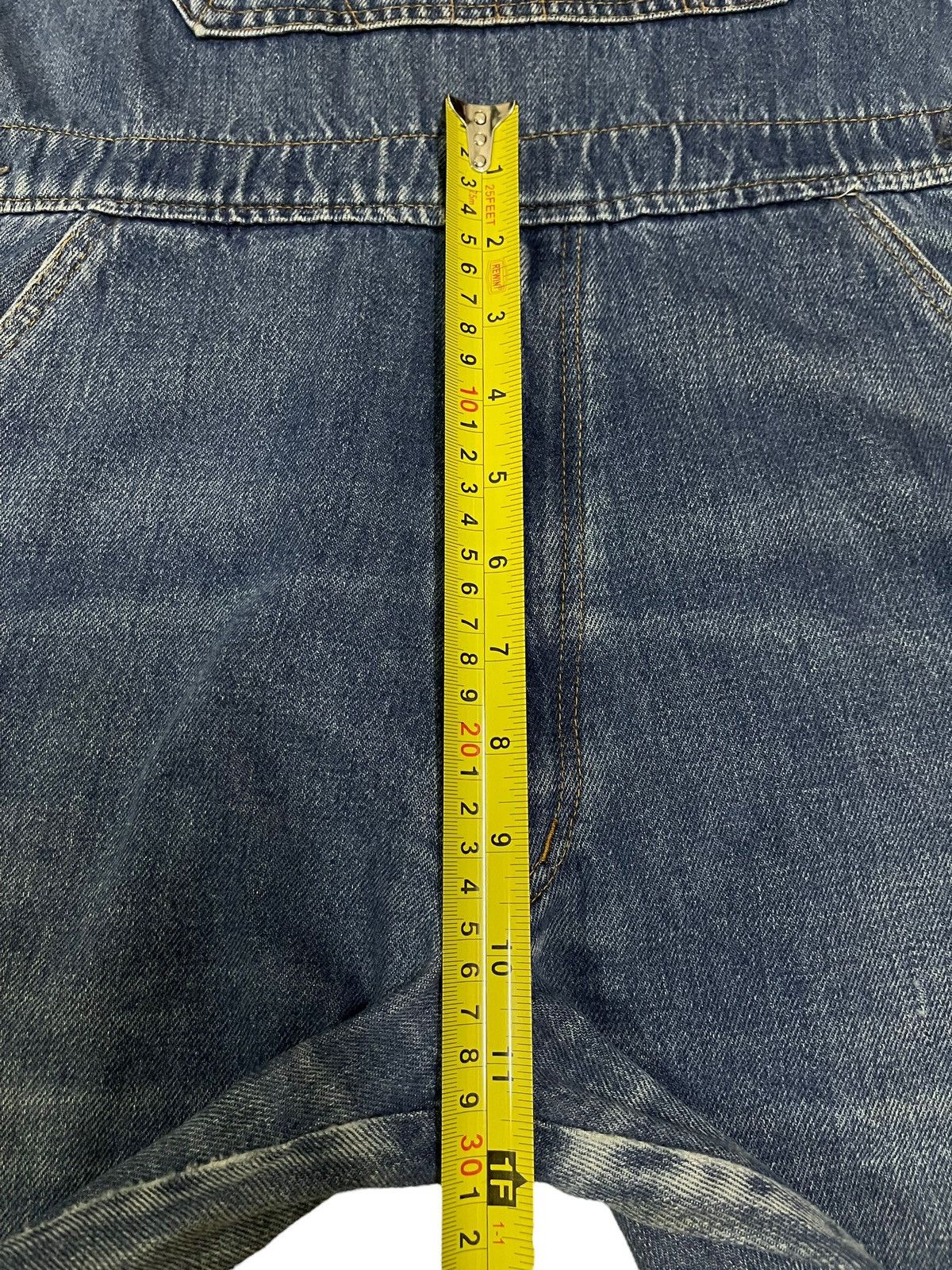 Hysteric Glamour Vintage Japanese Brand Blue Wash Style Denim Overall Size US 31 - 16 Thumbnail