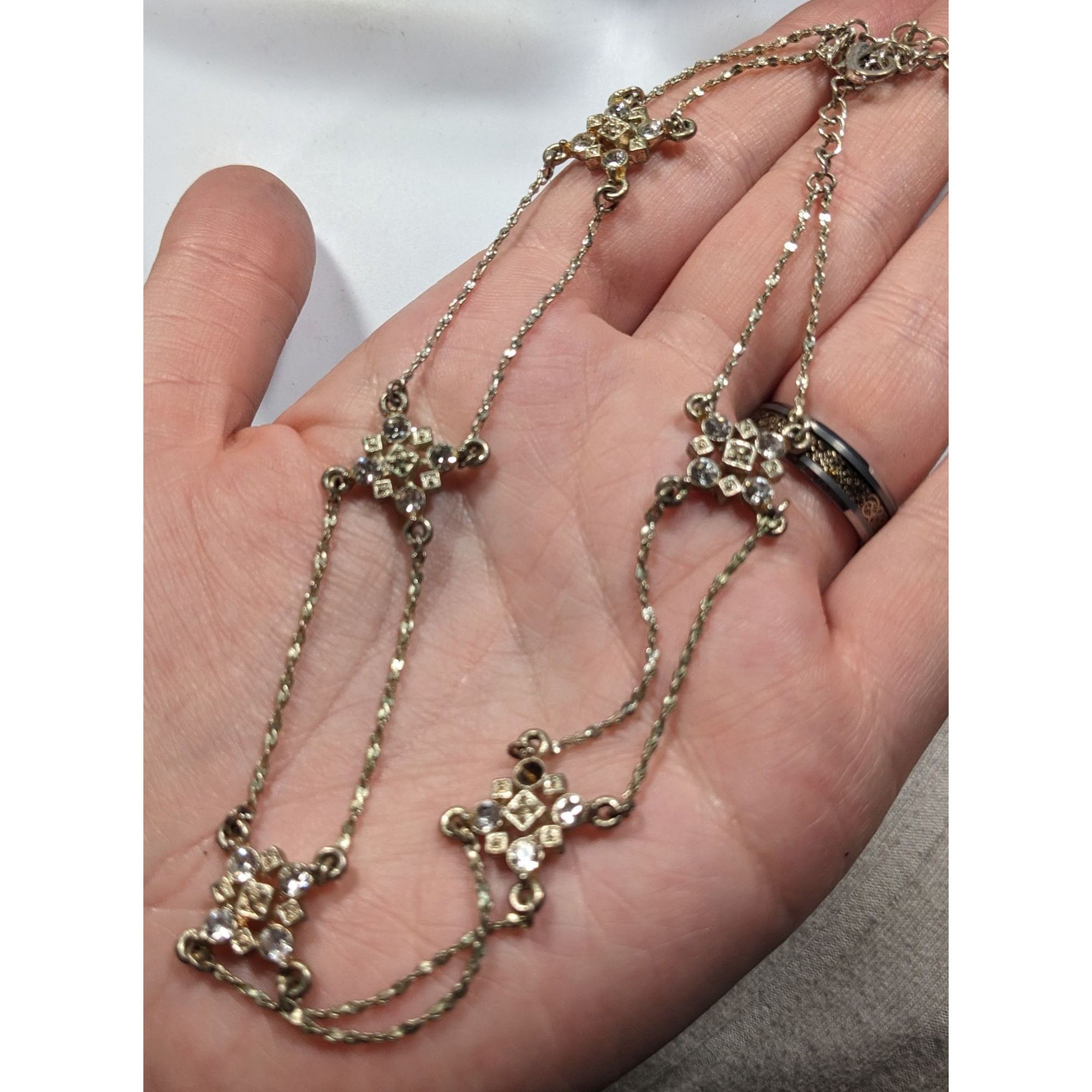 Other Icing Y2K Industrial Glam Rhinestone Choker Necklace Size ONE SIZE - 8 Thumbnail