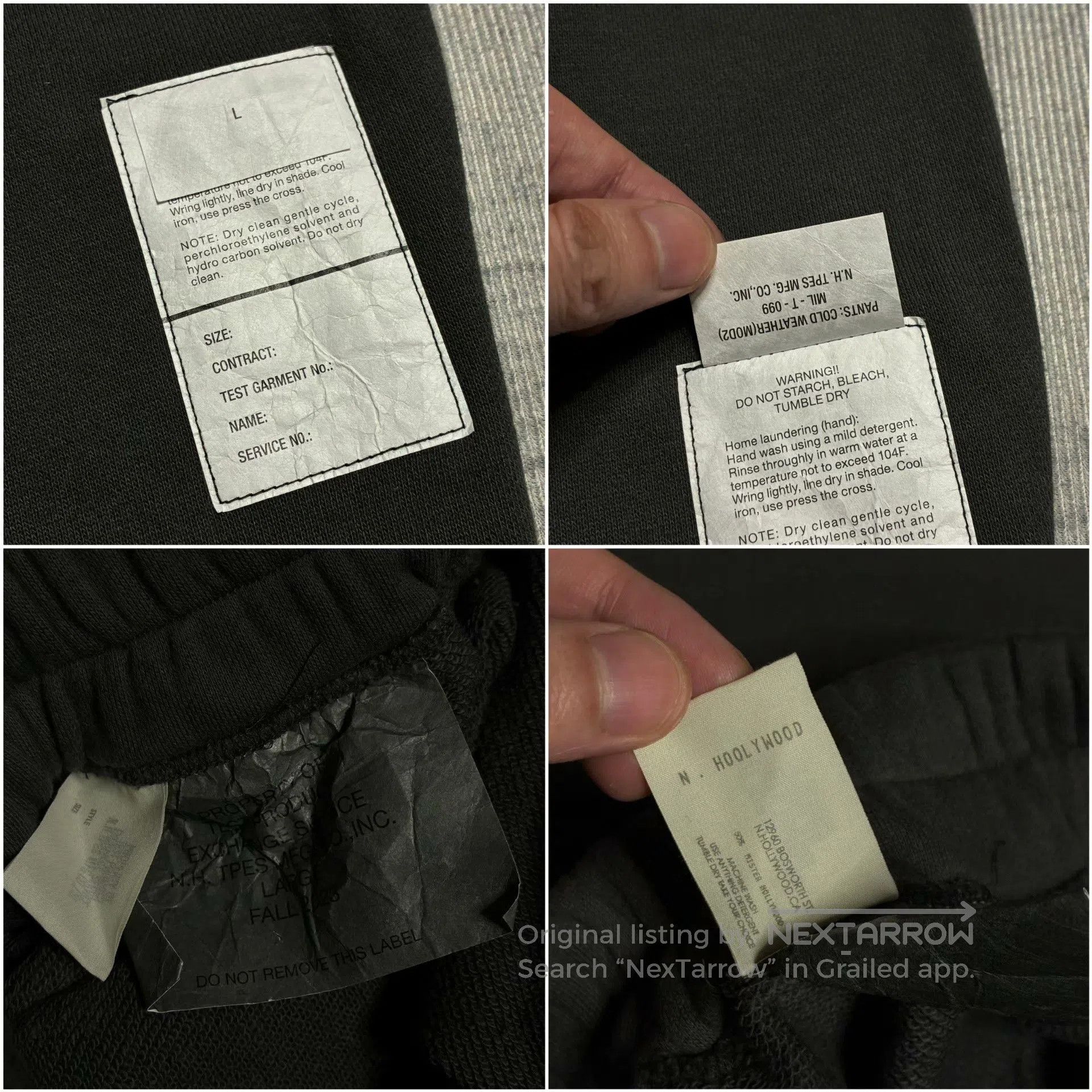 N.Hoolywood N.HOOLYWOOD 23AW Military Cargo Pants. Size US 40 / EU 56 - 4 Thumbnail