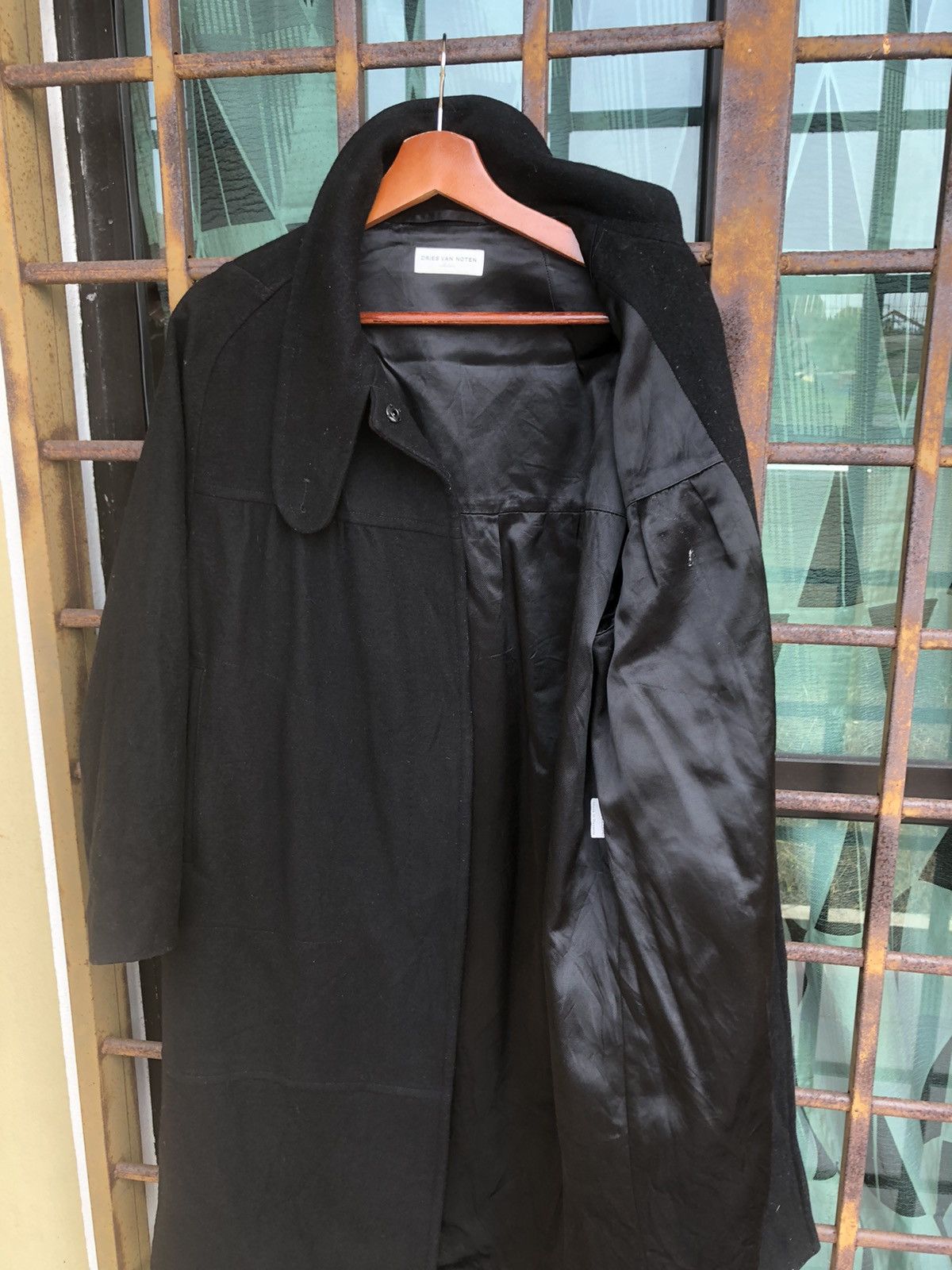 Dries Van Noten Dries Van Noten Wool Long Coat Size M / US 6-8 / IT 42-44 - 10 Thumbnail