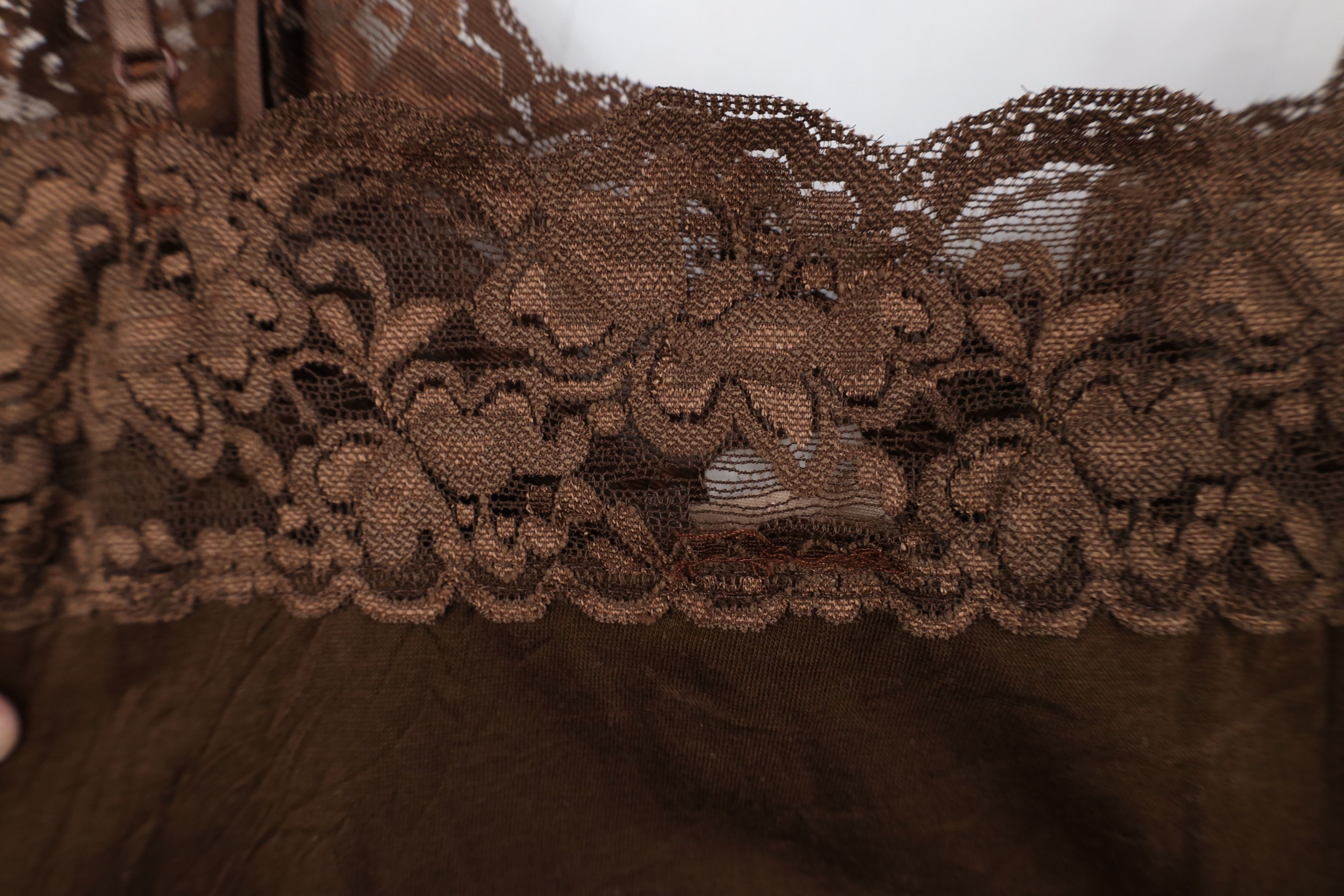 Vintage Vintage 90s Y2K Babydoll Fairy Lace Cropped Tank Top USA Size L / US 10 / IT 46 - 9 Thumbnail