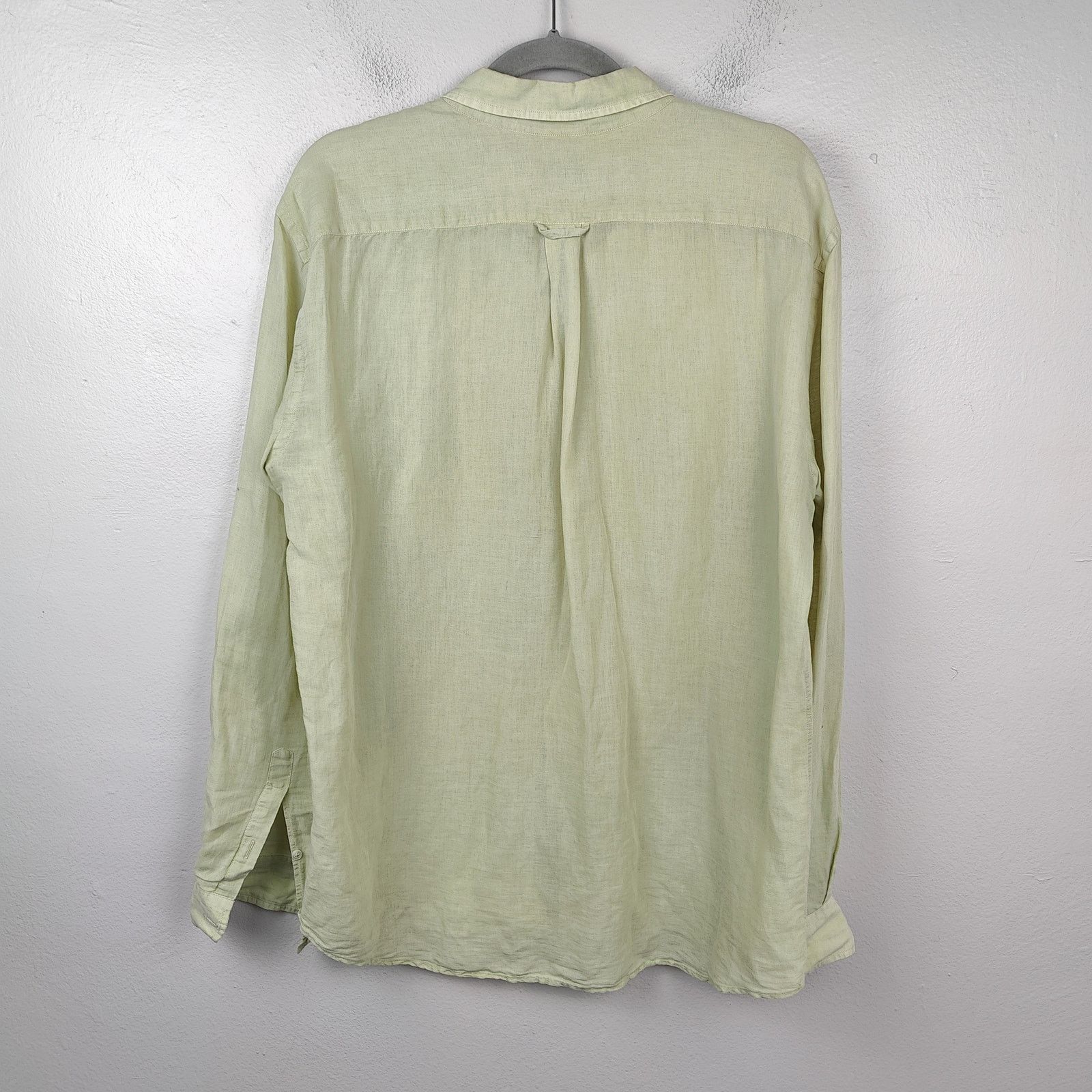 Other Fly3 Linen Blend Down Up Shirt Mens Large Light Green Size US L / EU 52-54 / 3 - 6 Thumbnail