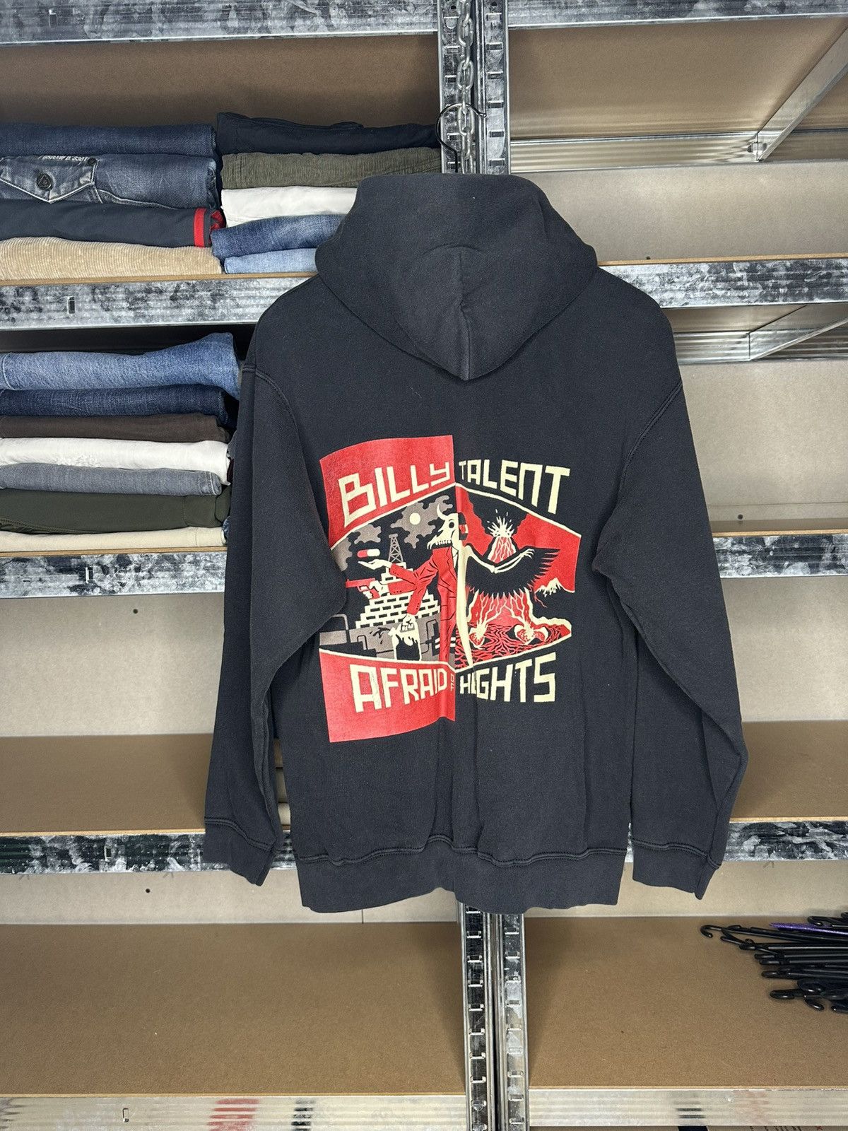Band Tees Vintage Billy Talent Afraid Of Heights Rock Band Hoodie Size US L / EU 52-54 / 3 - 2 Thumbnail