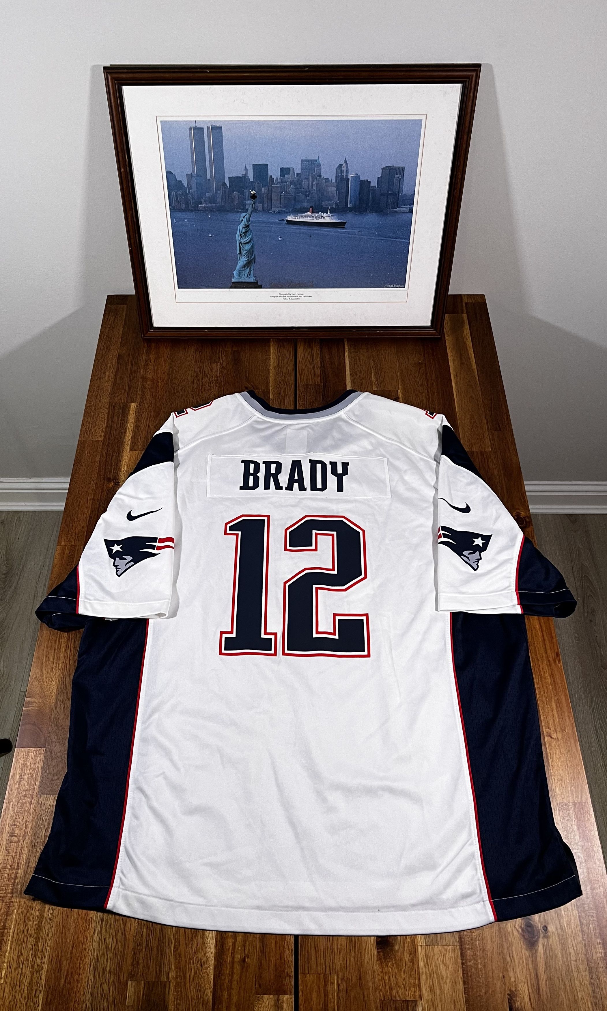 Nike Nike Tom Brady NE Patriots Super Bowl LI Game White Jersey Size US XXL / EU 58 / 5 - 8 Thumbnail