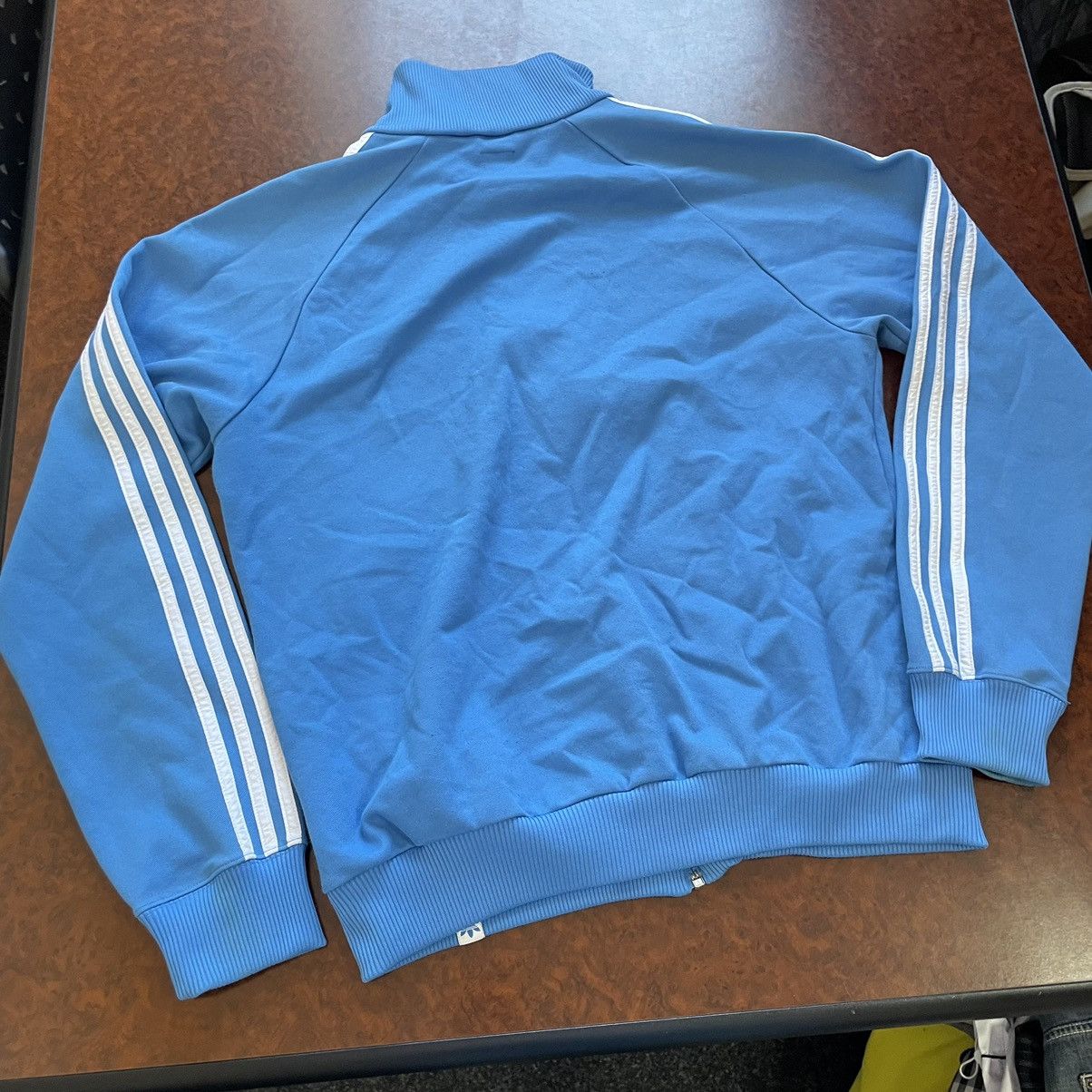 Adidas × Vintage 00s Adidas Track Jacket baby blue bomber sweatshirt allcourt Size US M / EU 48-50 / 2 - 5 Thumbnail