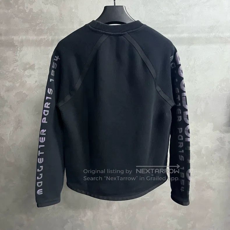Louis Vuitton Louis Vuitton Classic Black Solid Arm Logo Crew Neck Long Size US L / EU 52-54 / 3 - 5 Thumbnail