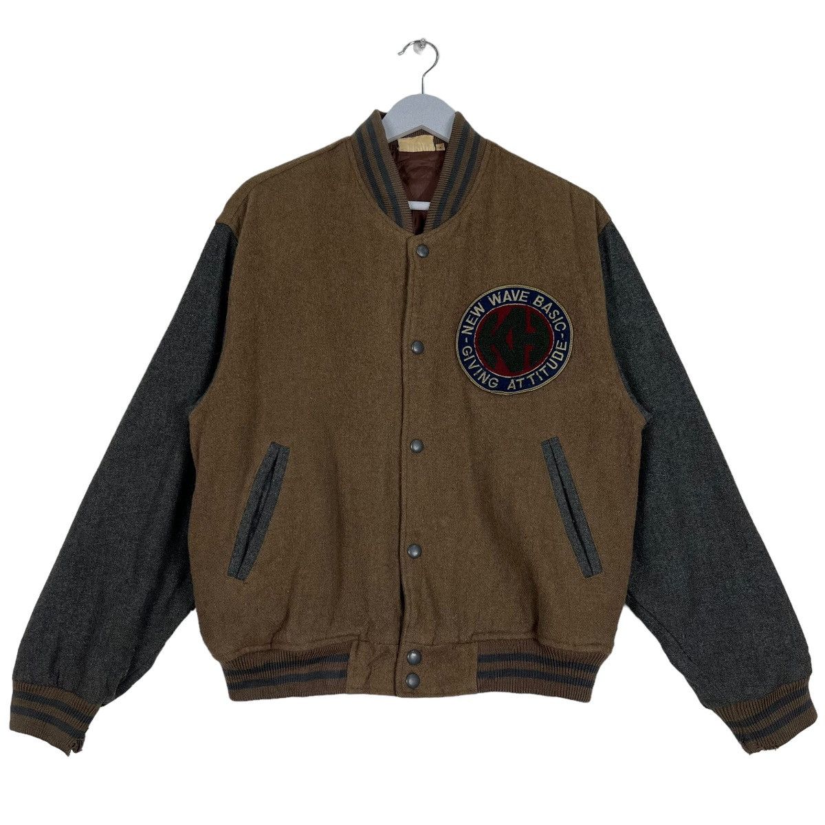 Japanese Brand VINTAGE KEARNEY HOUSE VARSITY BOMBER JACKET Size US M / EU 48-50 / 2 - 1 Thumbnail