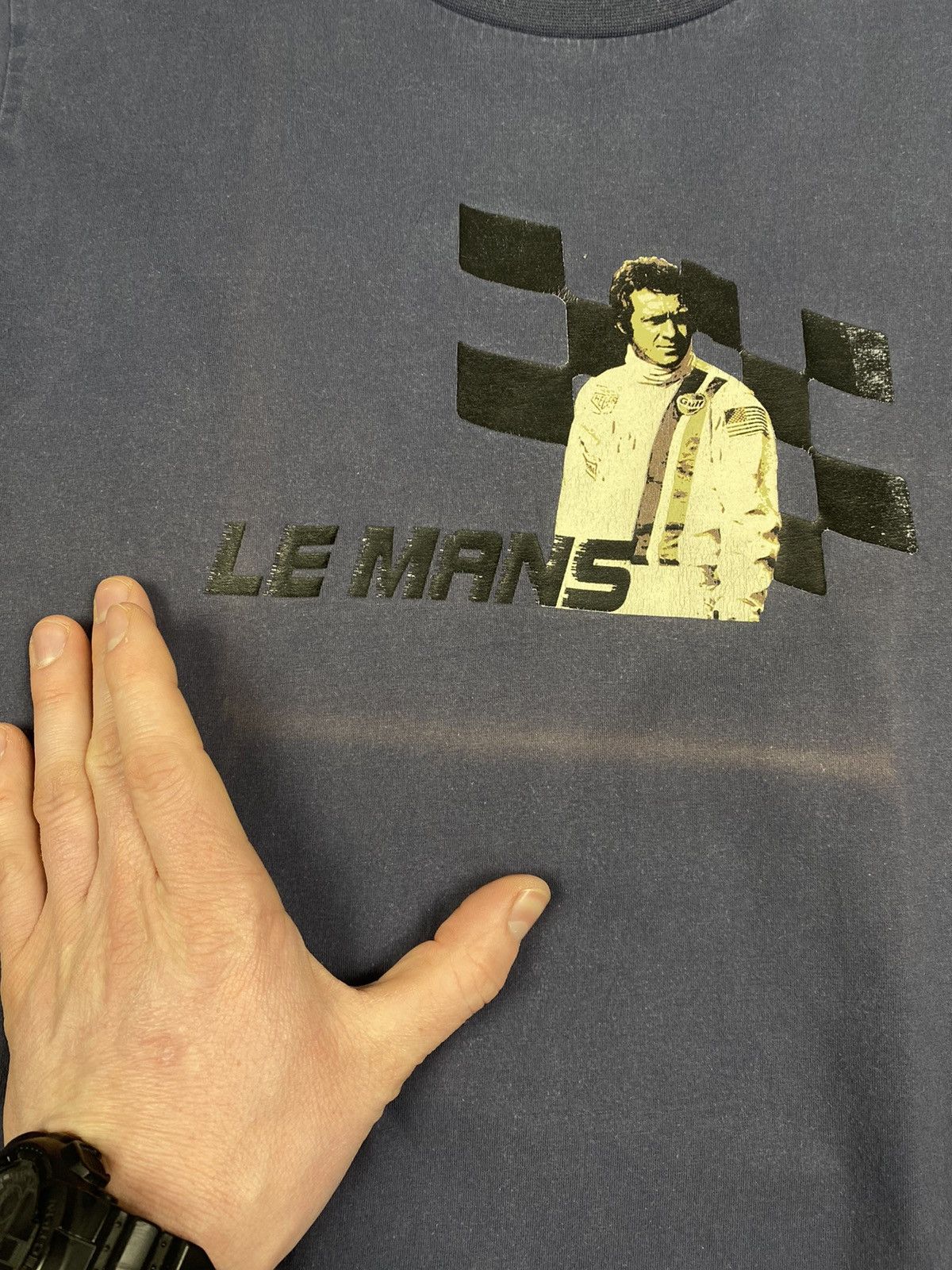 Vintage Vintage Steve McQueen Baretta St Pauli Le Mans Racing Tee Size US M / EU 48-50 / 2 - 6 Thumbnail